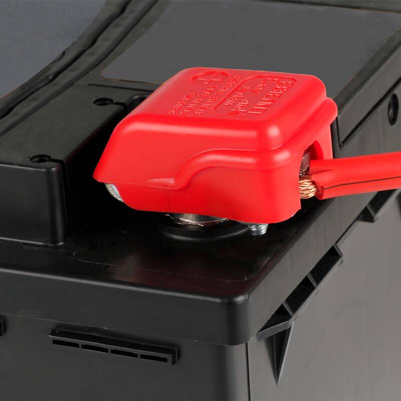HEYNER® Batterieklemmen Set QuickClip Pos / Neg für Ihre Fahrzeugbatterie<br> Schnellverschluss für Pluspol und Minuspol,