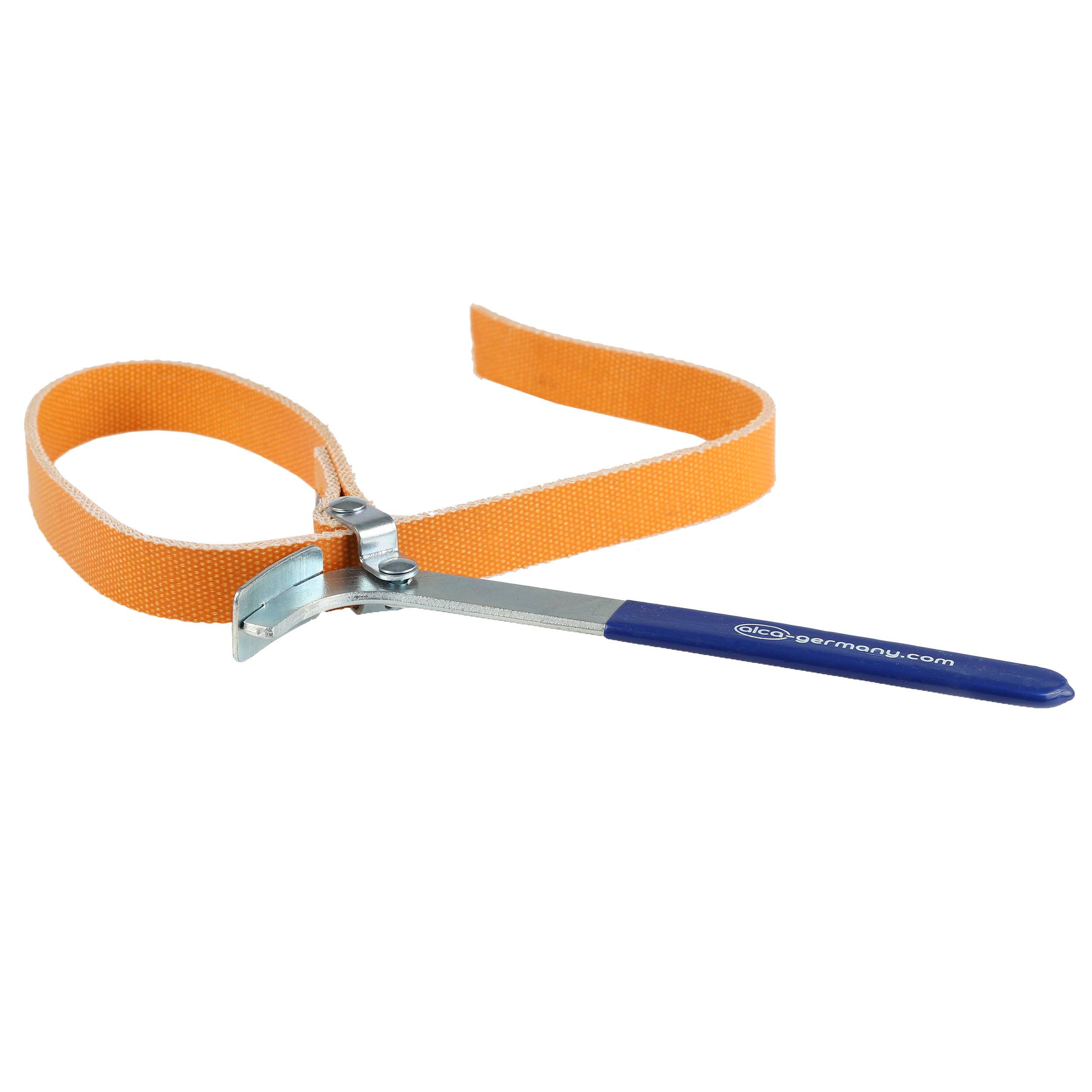 alca® Ölfilterschlüssel Band 65cm Länge 2cm Breite Universal verstellbar Ölwechsel Werkzeug Ausbau Einbau, Hergestellt
