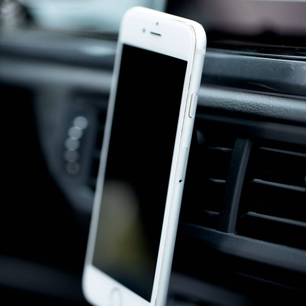 HEYNER® Telefonhalter Magnet Handyhalter für Auto Lüftungsgitter Universal