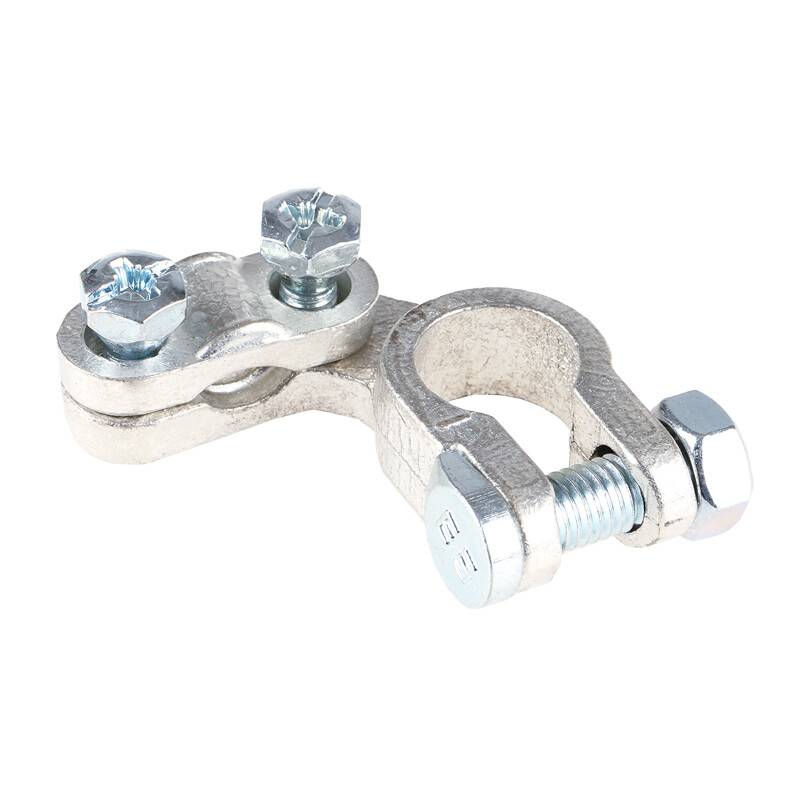 HEYNER® Batterie Polklemmen 2 St. 6-70 mm2 12 Volt Autobatterie Klemme Batteriepoladapter Anschlussklemme