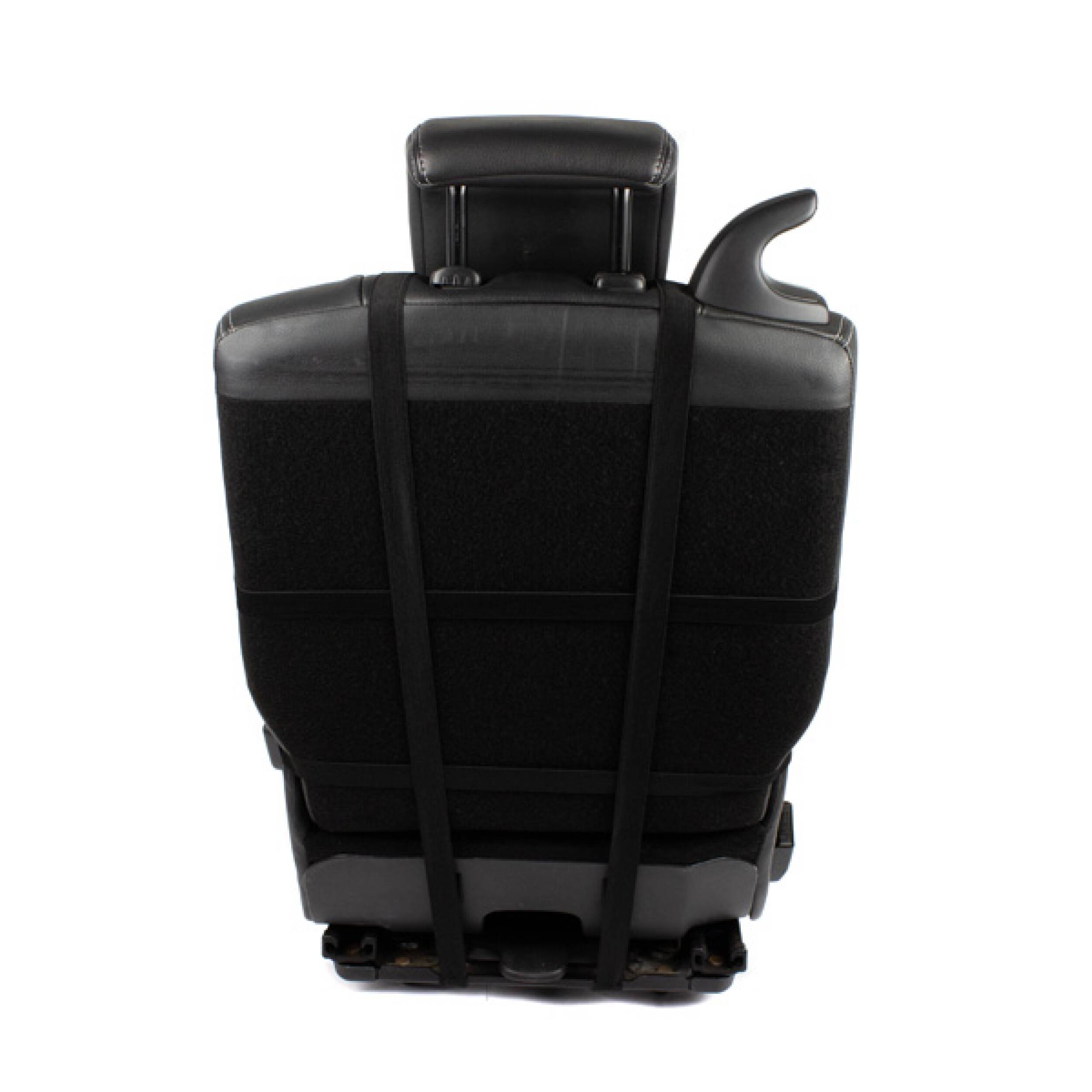 HEYNER® Holzkugel Sitzauflage Retro SCHWARZ Klassiker Kompatibel für VW T1 T2 T3 T4 T5 T6 Bus Van Camping Roadtrip