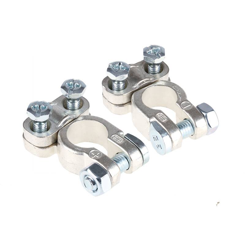 HEYNER® Batterie Polklemmen 2 St. 6-95 mm2 12 Volt Autobatterie Klemme Batteriepoladapter Anschlussklemme