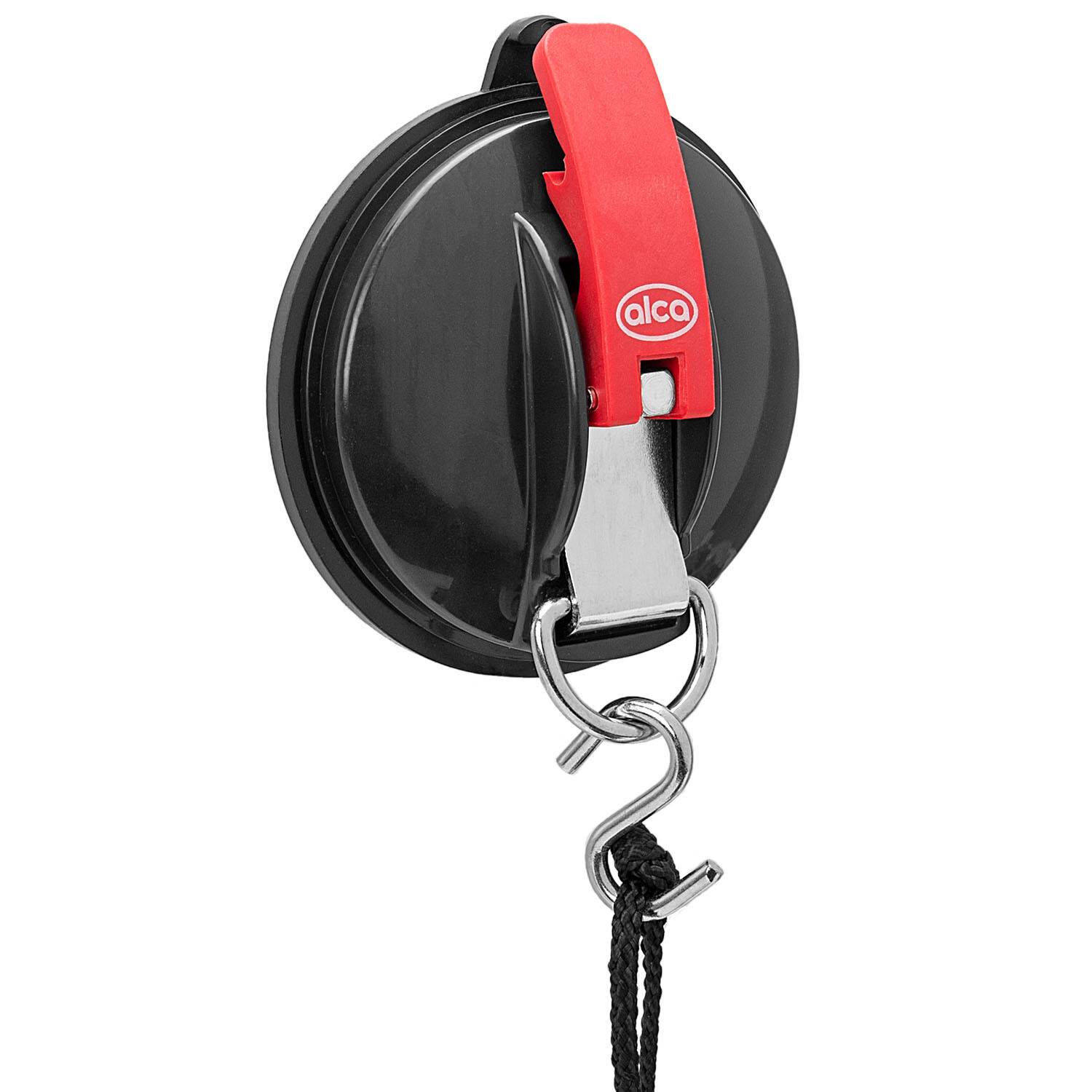 alca® Saugnapfbefestigung 10 kg Tragkraft mit Doppel S-Haken Anker Haken extra starke Befestigung Zubehör für Auto