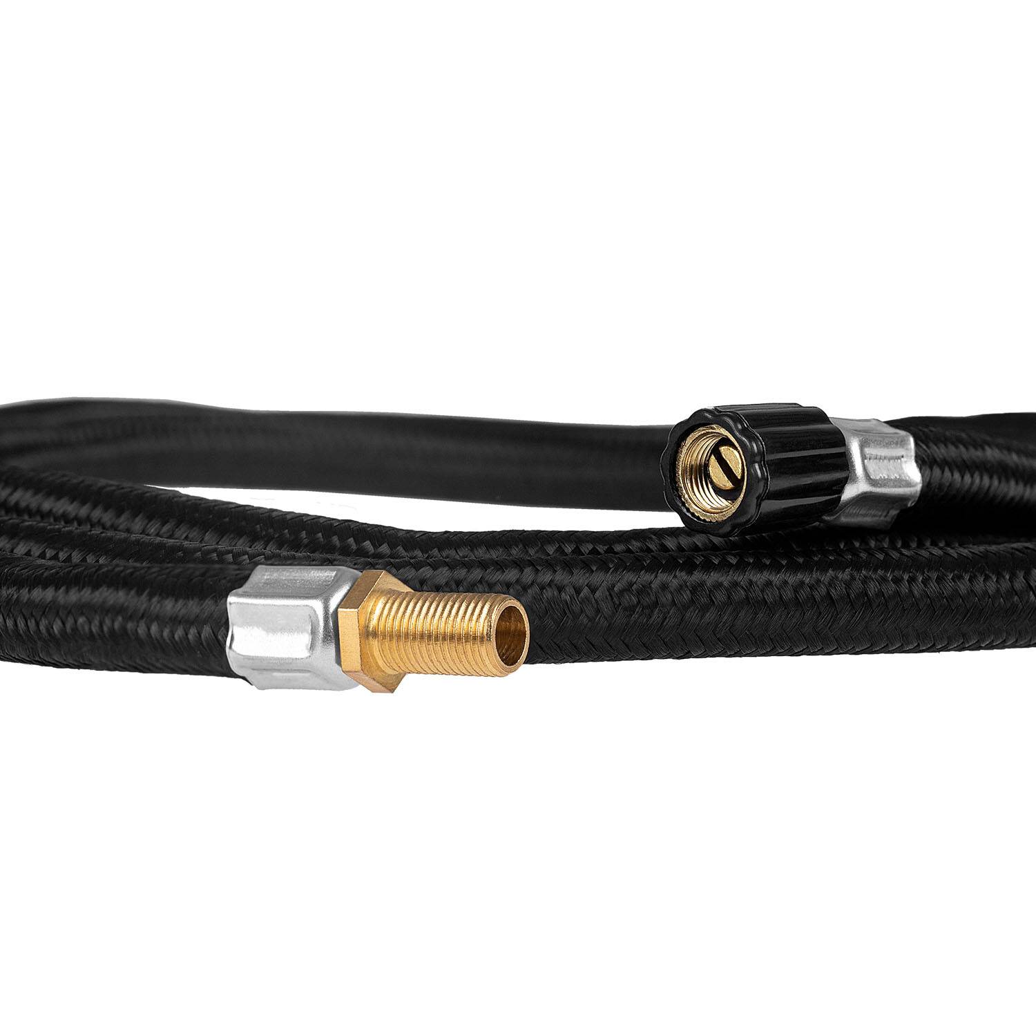 HEYNER® Ersatzschlauch für Luftpumpen Reifenfüller Kompressoren 150 cm - Schlauchlänge 7,7 Zoll Luftpumpenschlauch