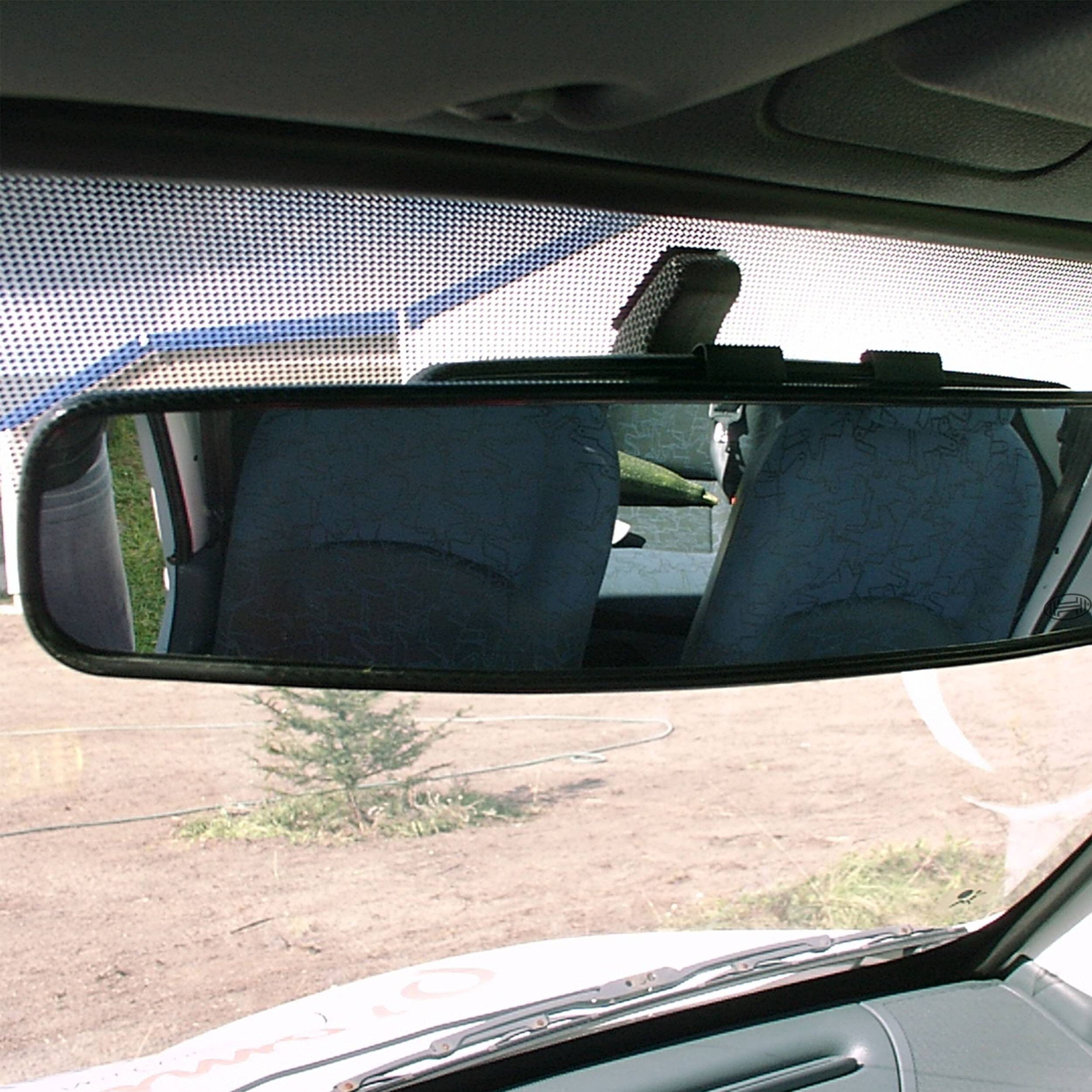 HEYNER® Panoramaspiegel 430 x 80 mm universal Fahrzeug Konvex Rückspiegel Innenspiegel Ersatzspiegel Fahrschule Ersatz