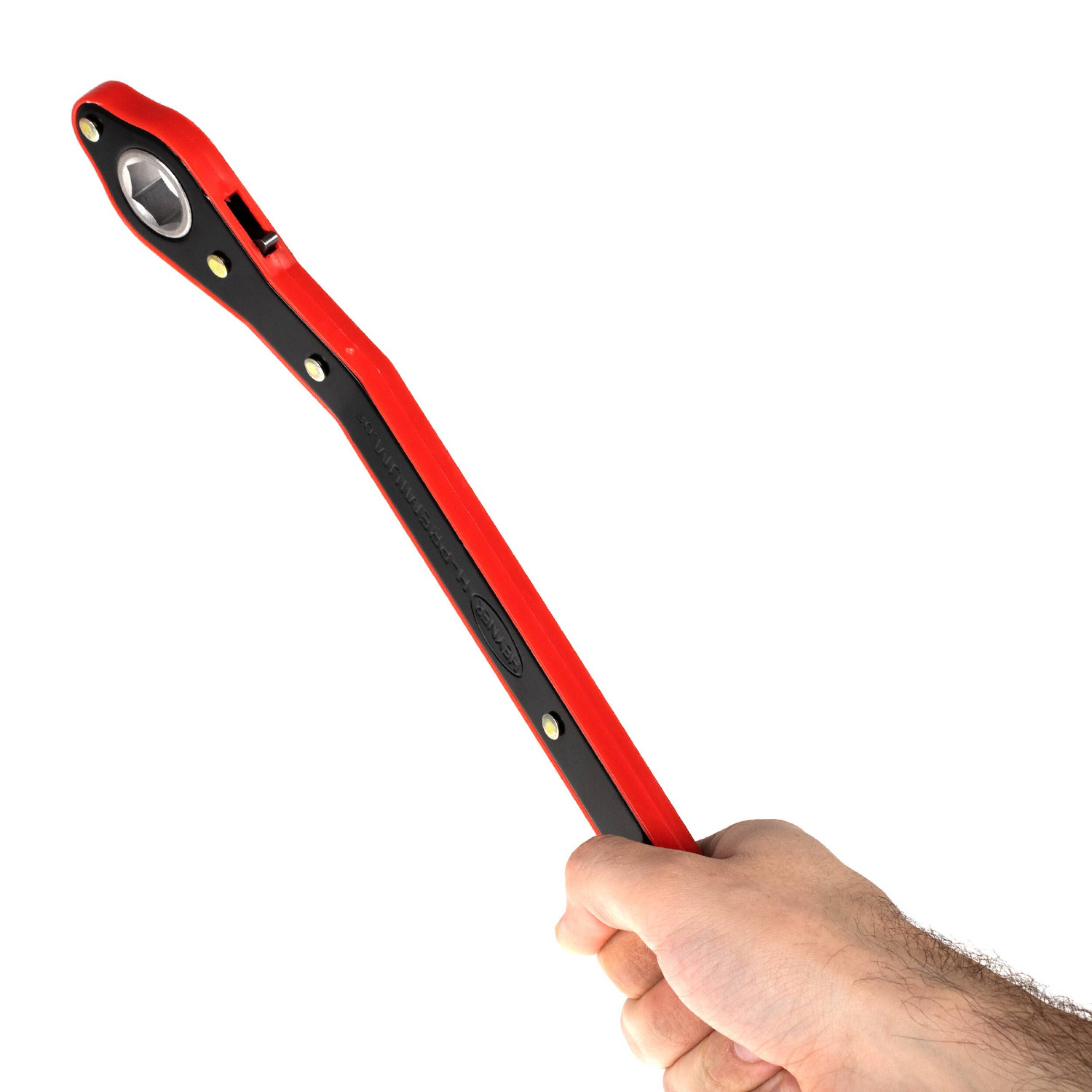 HEYNER® Universal-Ratsche für HEYNER® Wagenheber umschaltbar 17 mm Auto Scherenwagenheber Knarrenschlüssel