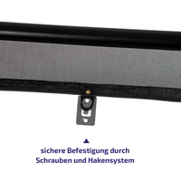 alca® Auto-Sonnenrollo 98 x 55cm 90 cm zum Anschrauben für Autofenster UV Schutz Sonnenblende Einhand-Einrollfunktion alca® Auto-Sonnenrollo 98 x 55cm 90 cm zum Anschrauben für Autofenster UV Schutz Sonnenblende Einhand-Einrollfunktion