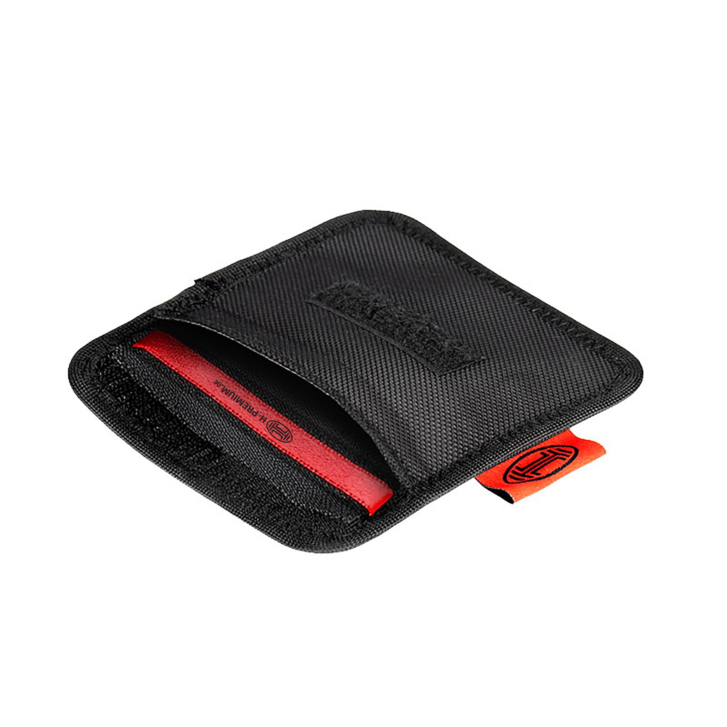 HEYNER® RFID-Schlüsseltasche mit Signalblocker – für Keyless-Go, Kreditkarten & Ausweise, Oxford-Gewebe 1680D, mit