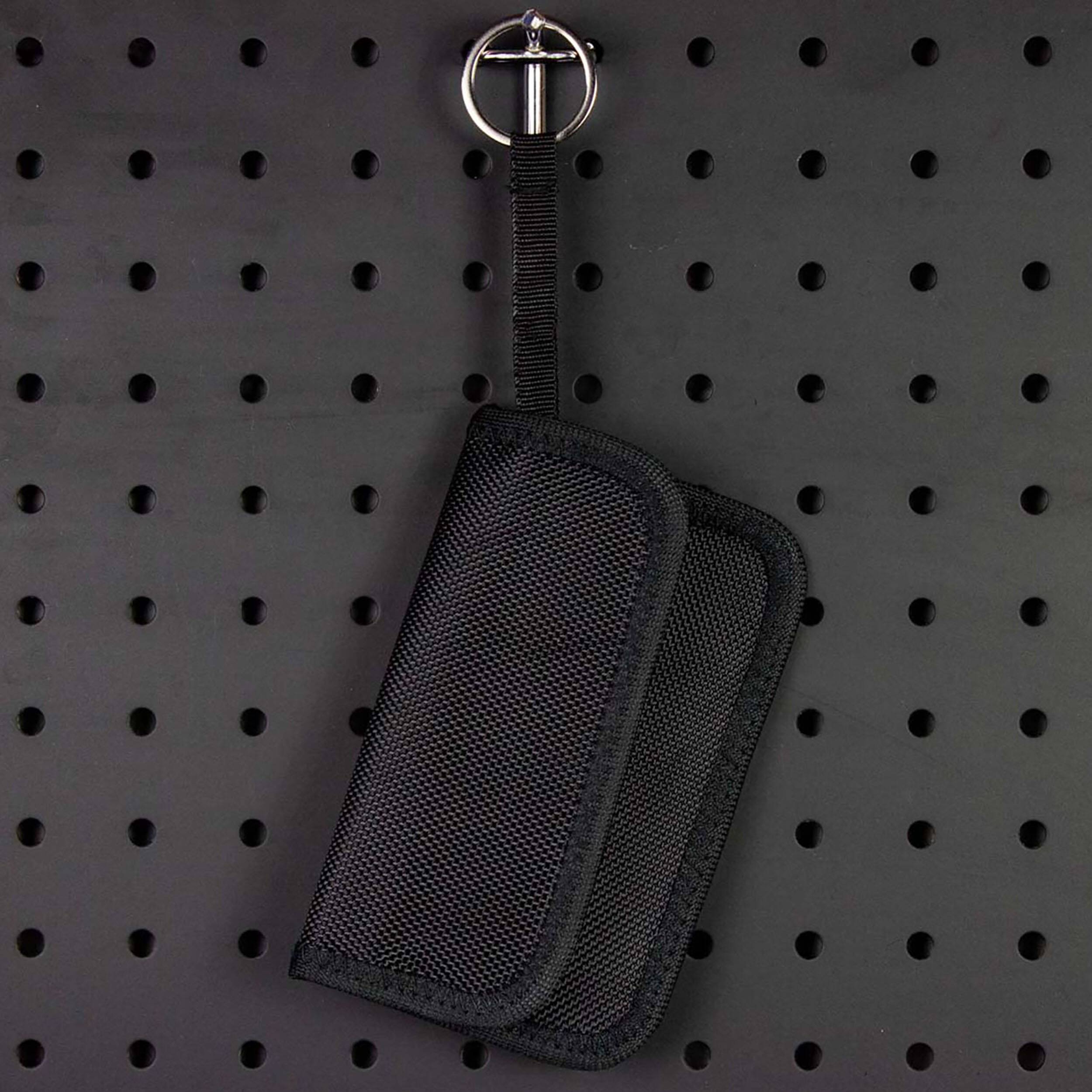 HEYNER® RFID-Schlüsseltasche mit Signalblocker – für Keyless-Go, Kreditkarten & Ausweise, Oxford-Gewebe 1680D, mit