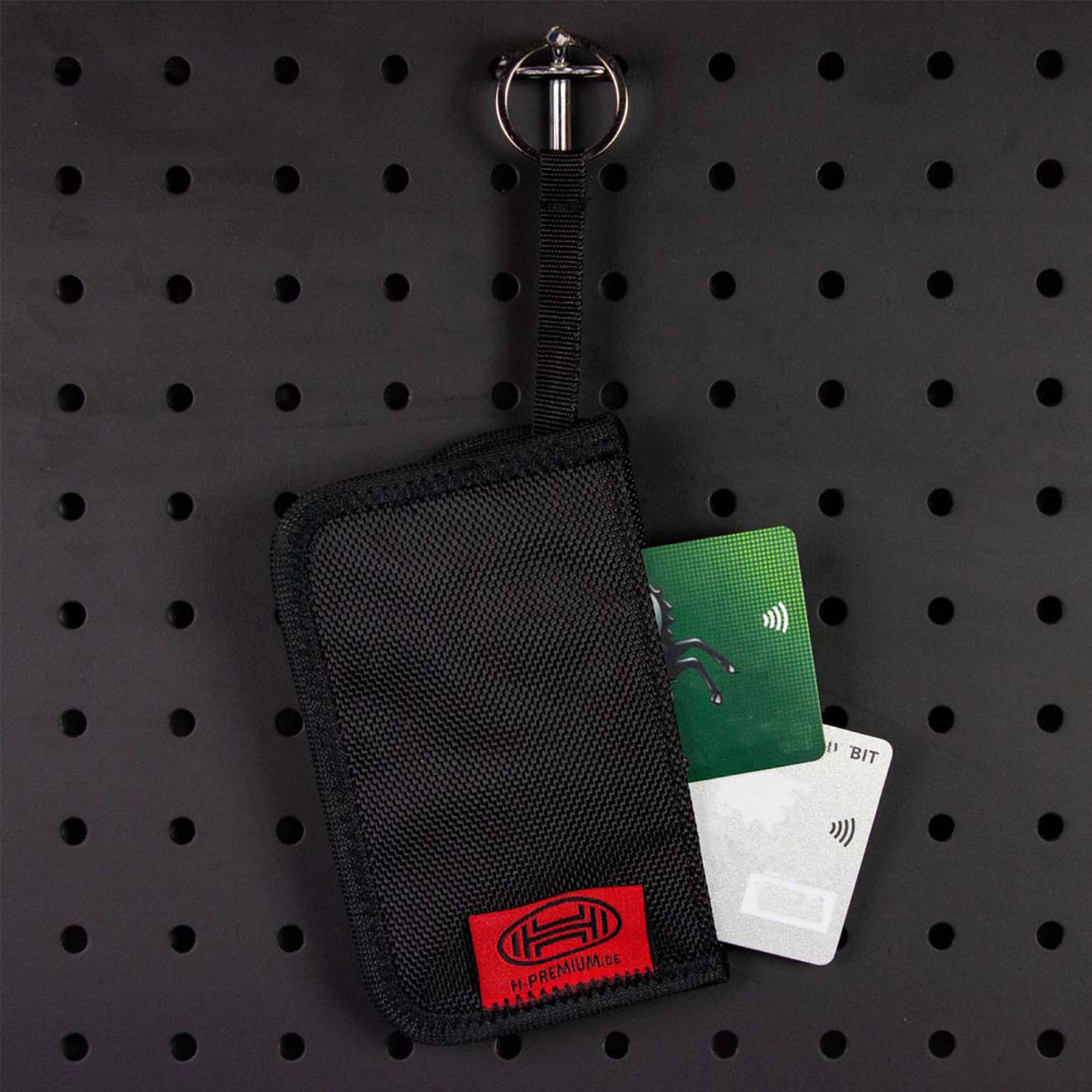 HEYNER® Schlüsseltasche mit RFID Schutz für Keyless-Go Fahrzeuge, Diebstahlschutz