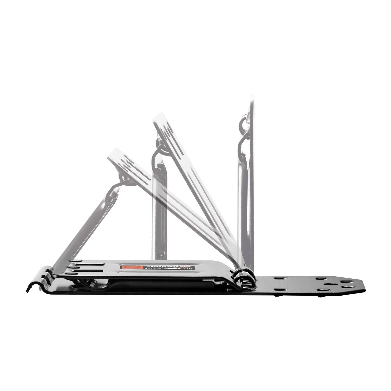 HEYNER® Unterlegkeile Auffahrkeile Metallkeil klappbare Keile 1 Paar (2 Stück) KFZ universal Wegroll-Stopp