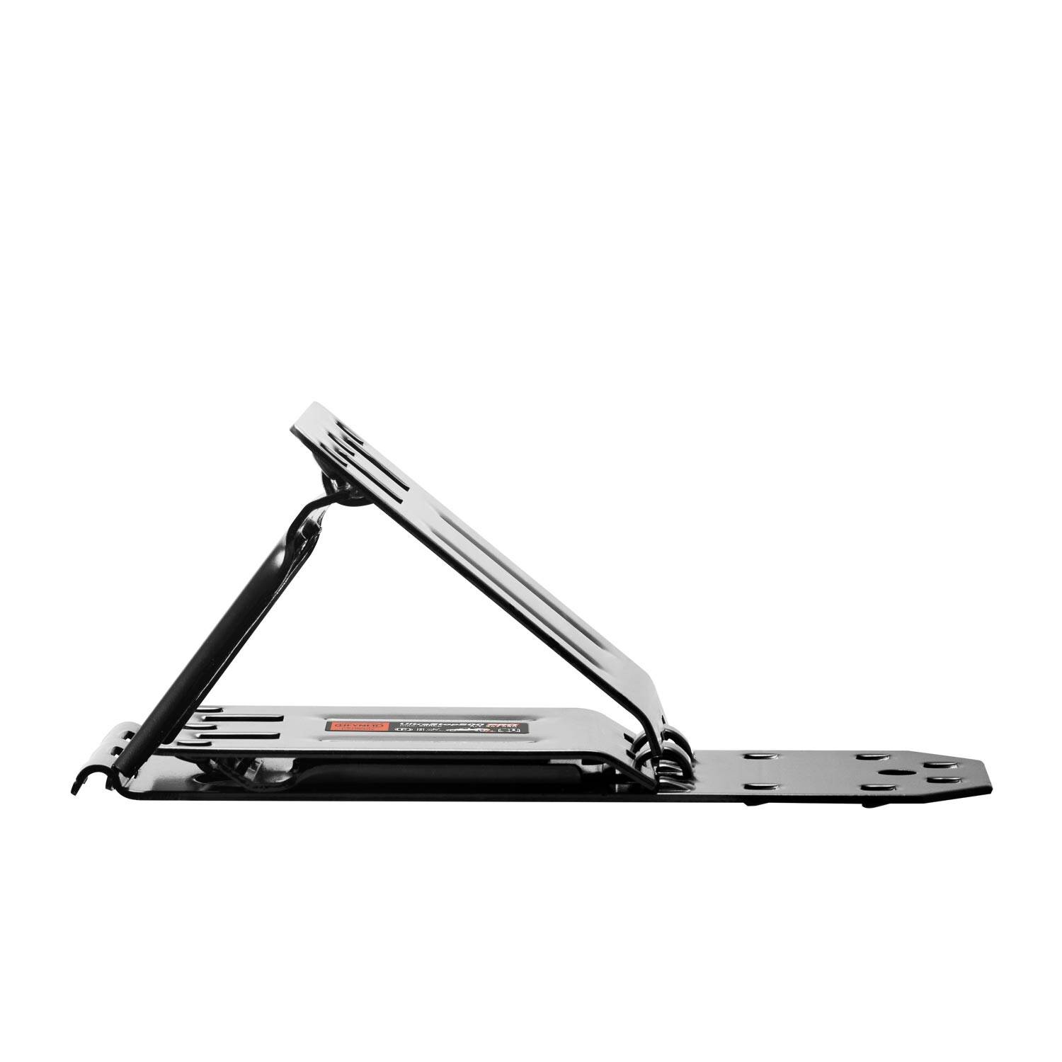 HEYNER® Unterlegkeile Auffahrkeile Metallkeil klappbare Keile 1 Paar (2 Stück) KFZ universal Wegroll-Stopp