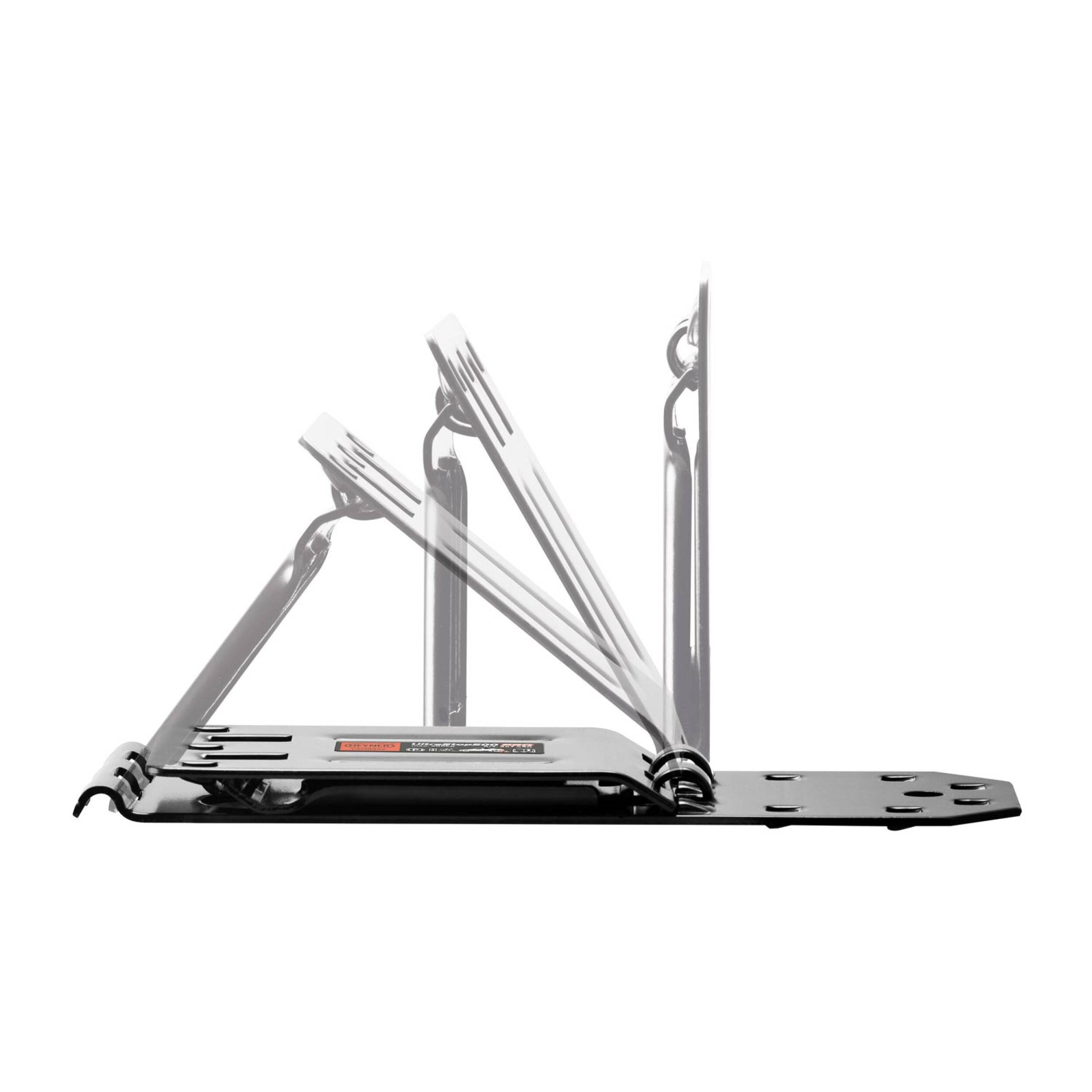 HEYNER® Unterlegkeile Auffahrkeile Metallkeil klappbare Keile 1 Paar (2 Stück) KFZ universal Wegroll-Stopp