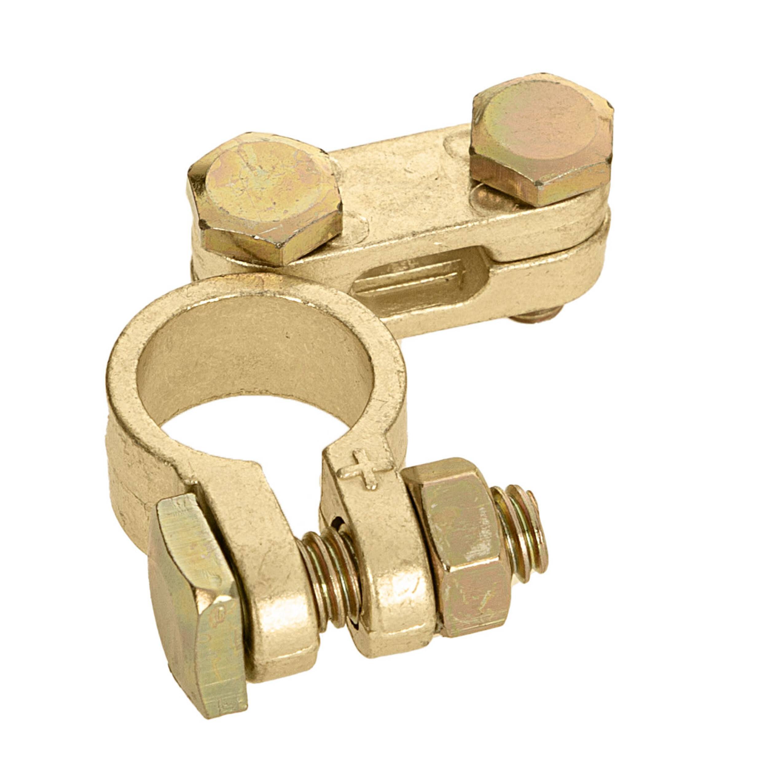 alca® Batterie-Polklemme Plus (+) 6/12 Volt Autobatterie Klemme Batteriepoladapter Anschlussklemme Batteriepolklemme