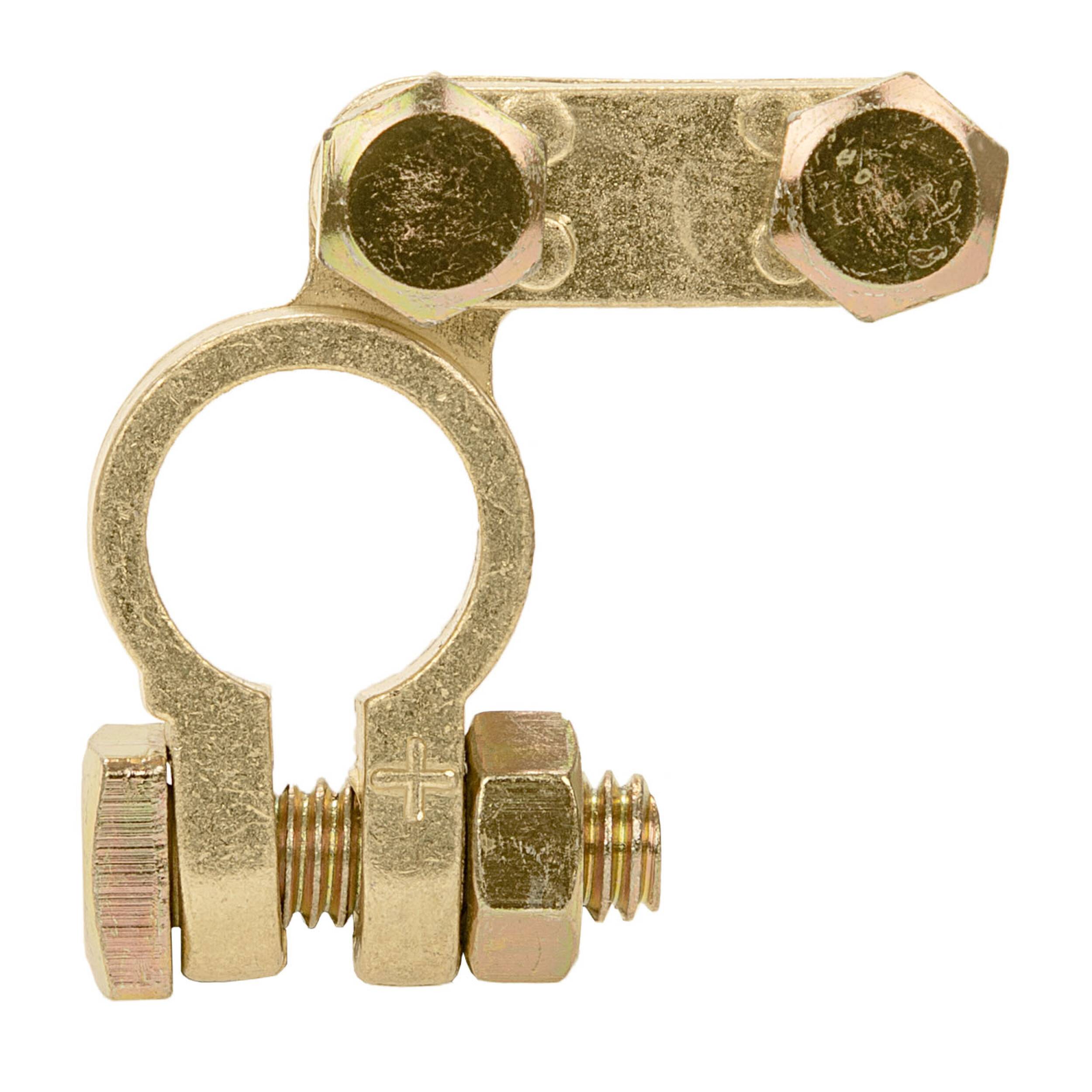 alca® Batterie-Polklemme Plus (+) 6/12 Volt Autobatterie Klemme Batteriepoladapter Anschlussklemme Batteriepolklemme