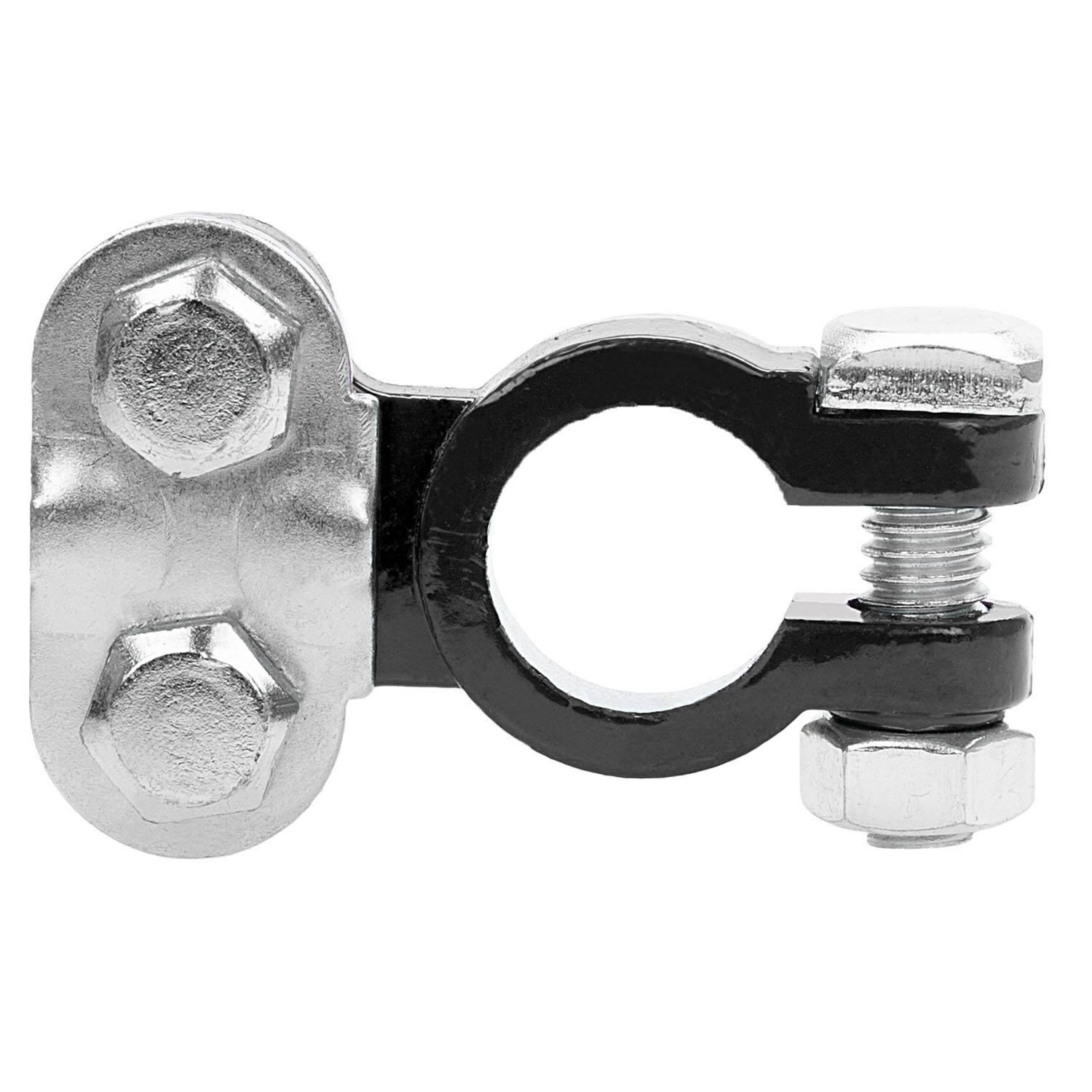 alca® Batterie-Polklemme Minus (-) schwarz 6/12 Volt Autobatterie Klemme Batteriepoladapter Anschlussklemme