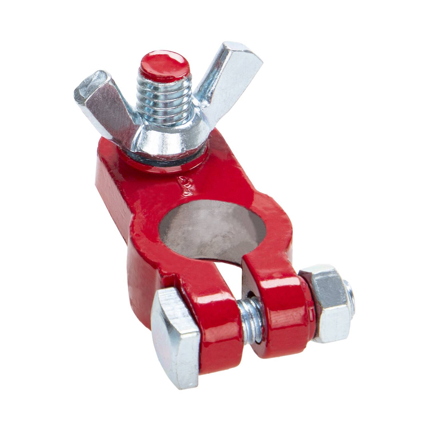 alca® Batterie-Polklemme Wing Plus (+) rot 12/24 Volt Autobatterie Klemme Batteriepoladapter Anschlussklemme