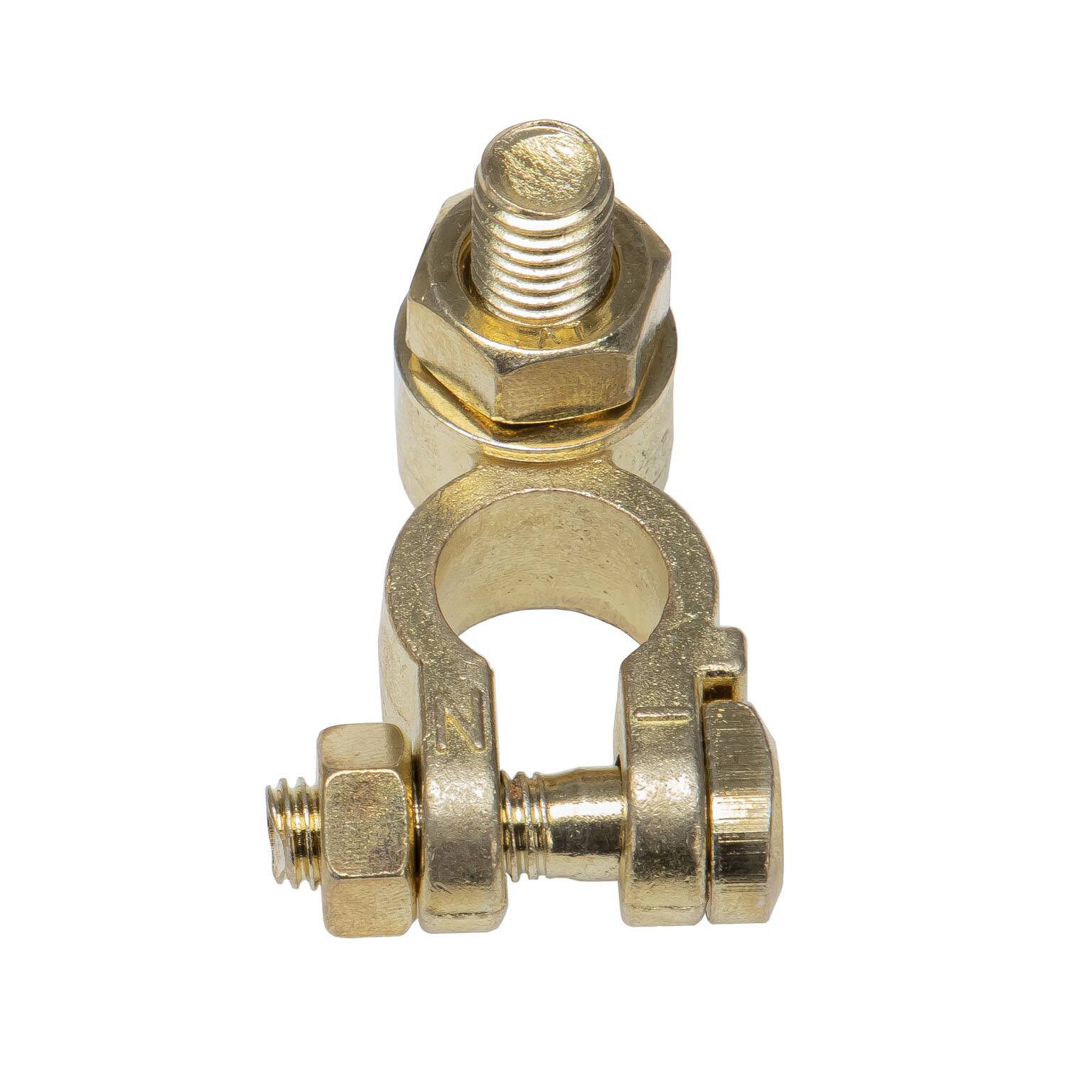 alca® Batterie-Polklemme Minus (-) für Kabelschuhe 12 Volt Autobatterie Klemme Batteriepoladapter Anschlussklemme