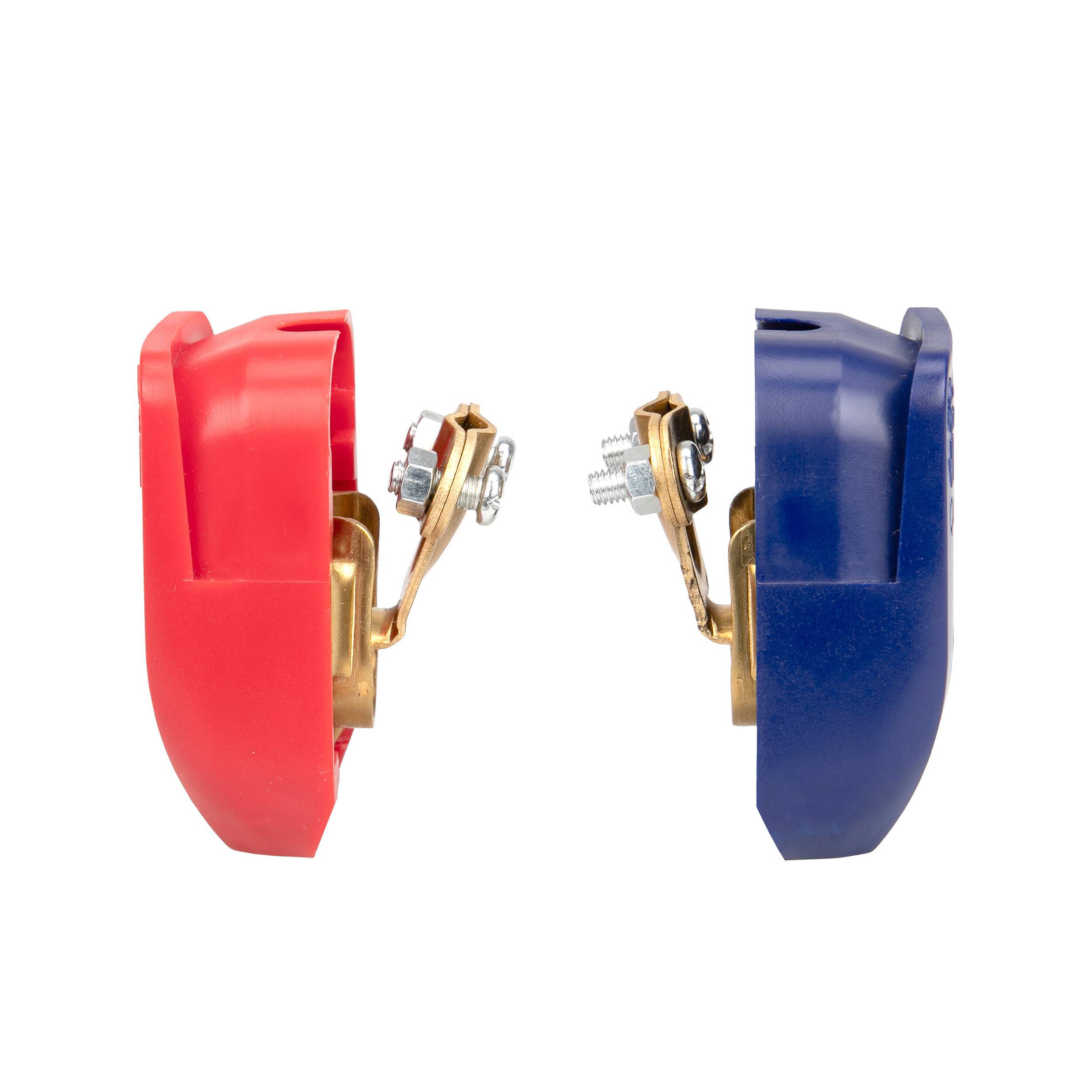 alca® Batterieklemmen Clip Fix Batterie Polklemmen QuickClip für Autobatterie 12V Pos/Neg Batterieanschluss