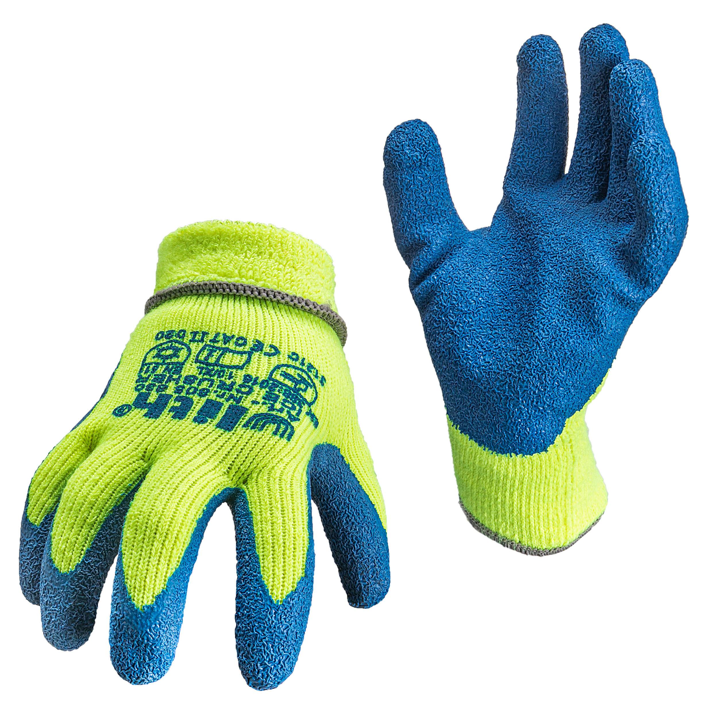 alca® Arbeitshandschuhe für Winter, gefüttert warm, warngelb, Gr. 10 Schutzhandschuhe für Damen & Herren