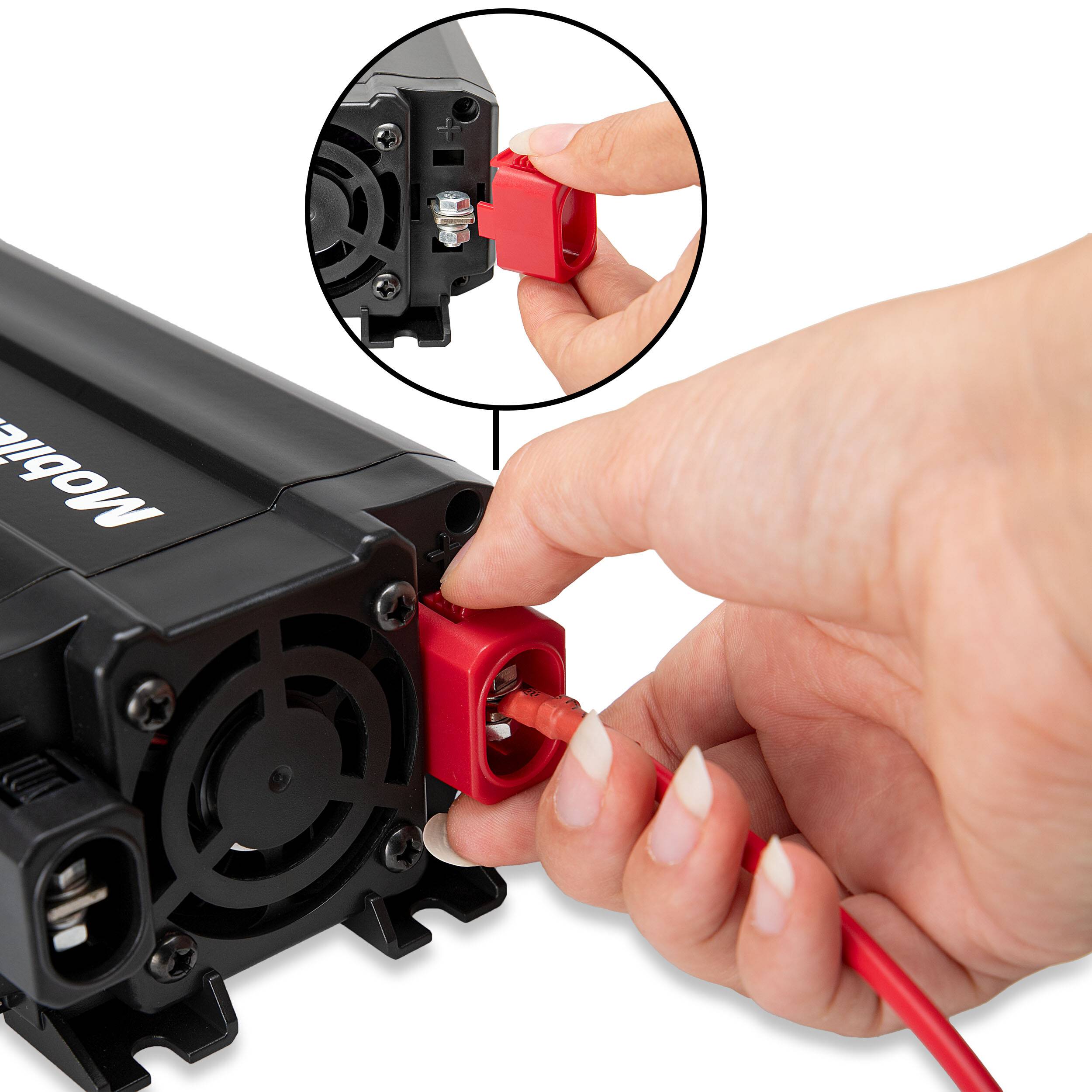 HEYNER® Wechselrichter Zigarettenanzünder 12V/230V 300W/600W Dauer/Peak Spannungswandler für Auto & Pkw, 12V zu 230V,