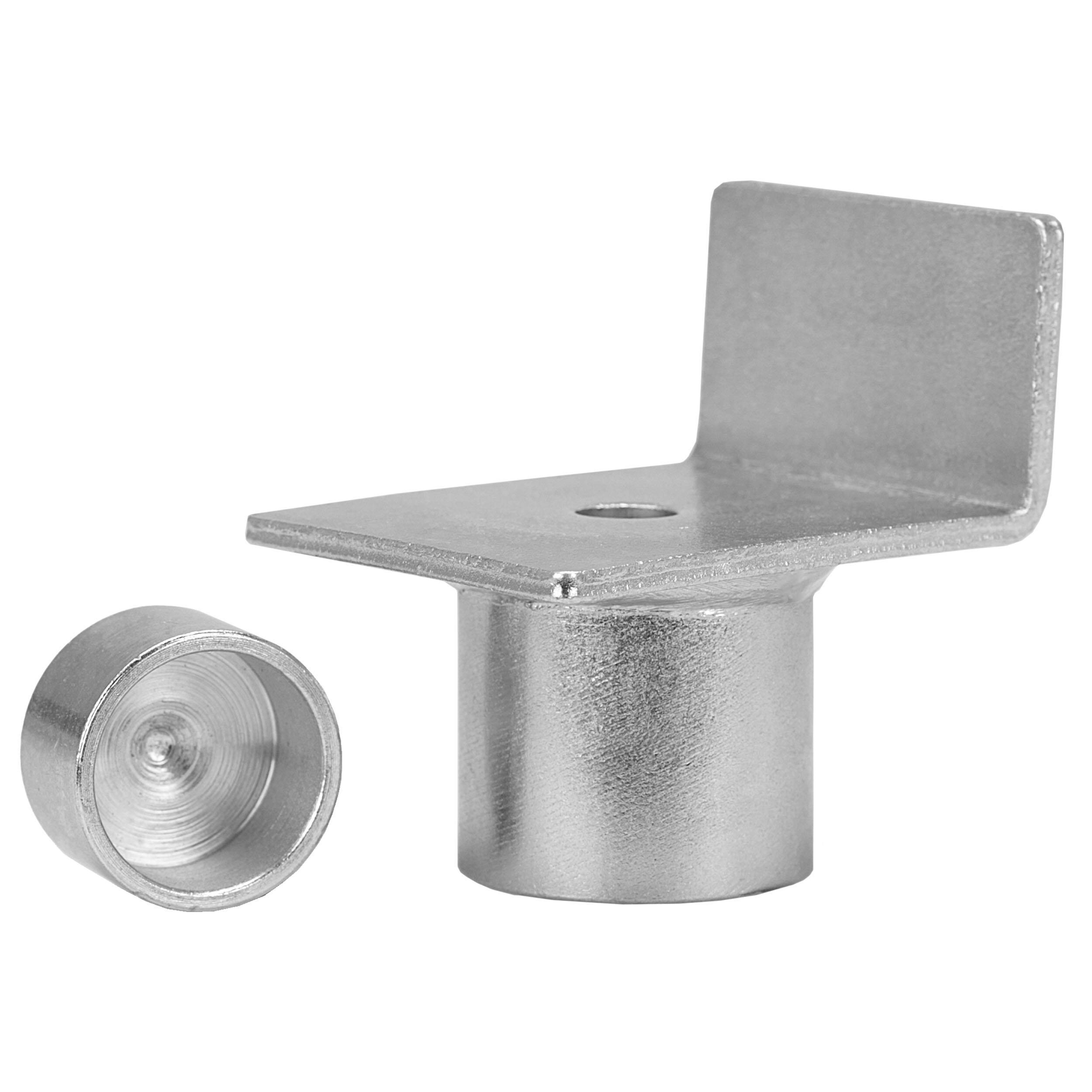 alca® L-Adapter für Stempelwagenheber mit Auflagefläche von 45 x 53 mm Caravan-Zubehör, robustes Material Stahl,