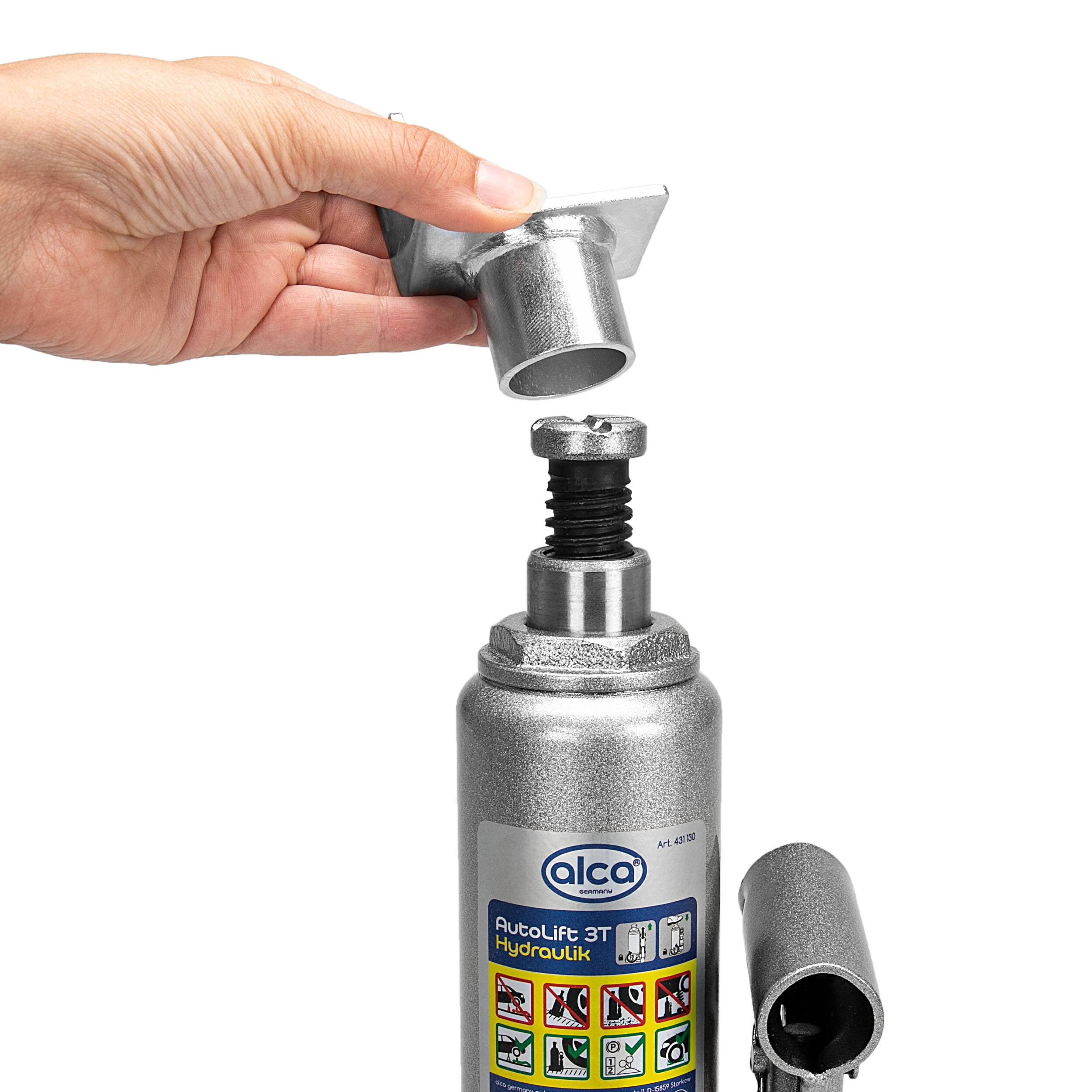 alca® L-Adapter für Stempelwagenheber mit Auflagefläche von 45 x 53 mm Caravan-Zubehör, robustes Material Stahl,