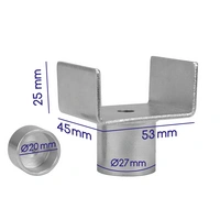 alca® U-Form Adapter für verschiedene Stempelwagenheber<br>U-Adapter Caravan Auflagefläche: 45 x 53 mm Innendurchmesser alca® U-Form Adapter für verschiedene Stempelwagenheber<br>U-Adapter Caravan Auflagefläche: 45 x 53 mm Innendurchmesser