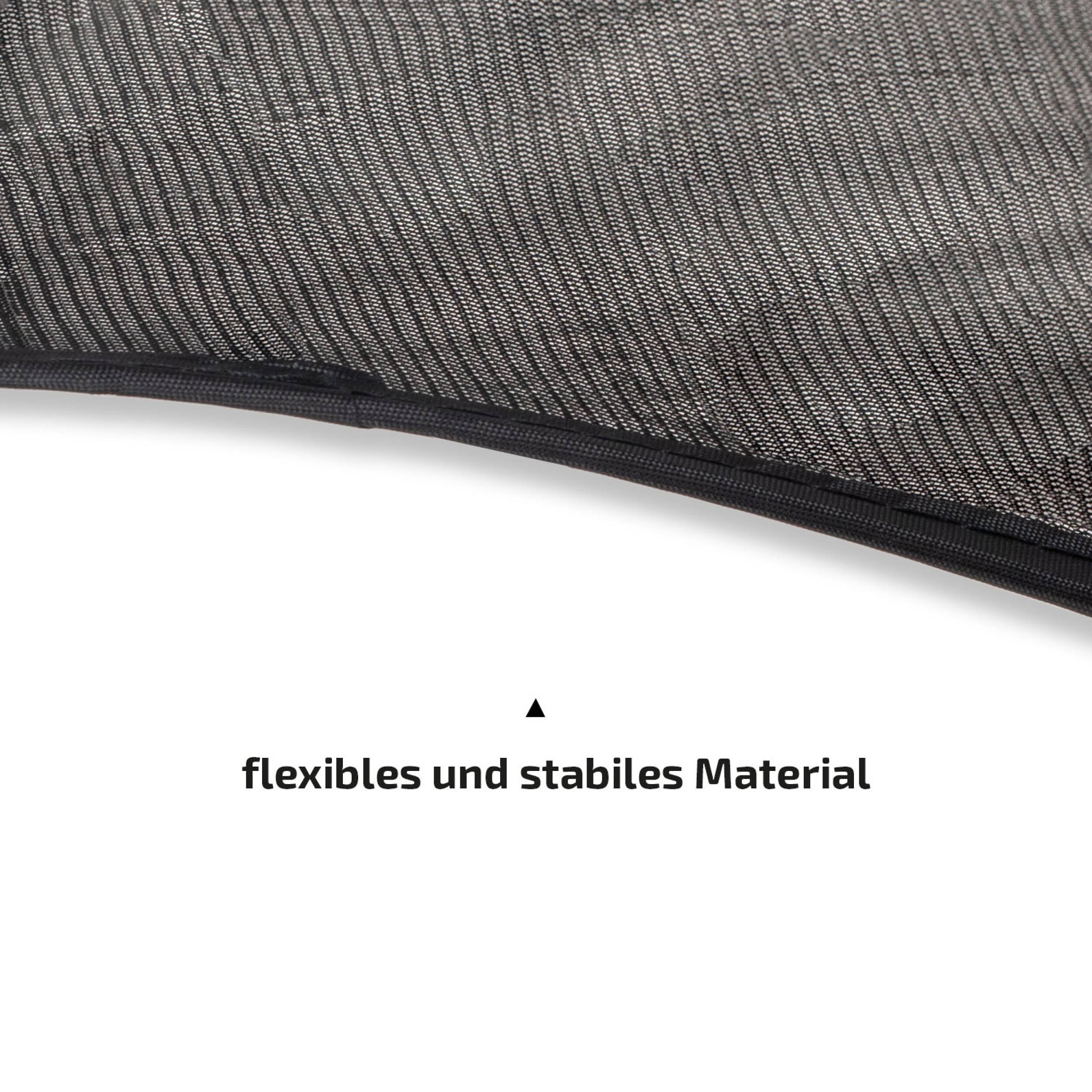 HEYNER® Auto-Sonnenschutz 55x35cm 2er Set mit Saugnäpfen für Autofenster UV Schutz Scheibe Auto Pkw Lkw Babys Kinder