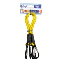 alca® Gepäckspanner mit Karabiner 2 Stk. 40cm gelb Spanngurte Expander mit Haken verstellbar & dehnbar - für Auto, alca® Gepäckspanner mit Karabiner 2 Stk. 40cm gelb Spanngurte Expander mit Haken verstellbar & dehnbar - für Auto,
