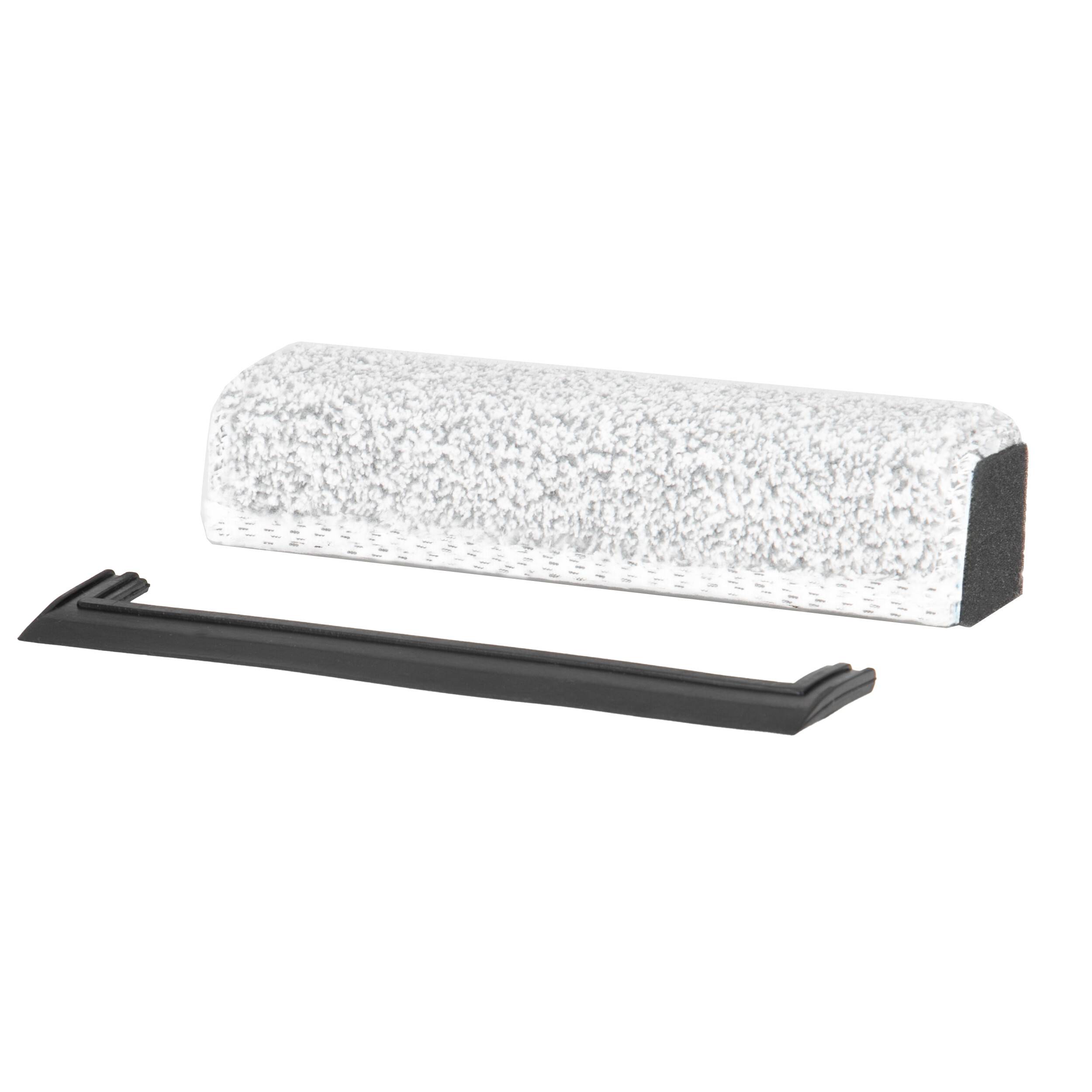 HEYNER® Ersatzkit 25 cm Breite für HEYNER® Premium Scheibenreiniger INSECT Alu L25 Ersatz Set Gummilippe + Mikrofaser