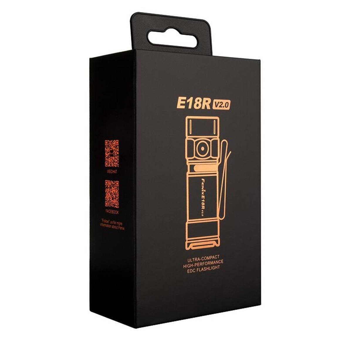 Fenix E18R V2.0 1200 Lumen Taschenlampe - Special Edition Black