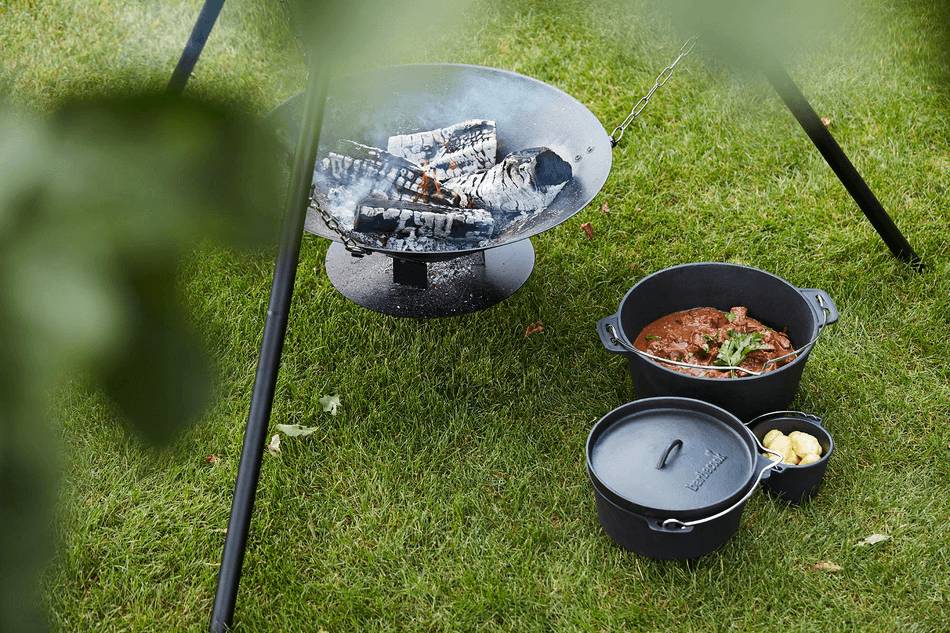 Barbecook Dutch Oven 3 L Junko Kochtopf aus Gusseisen