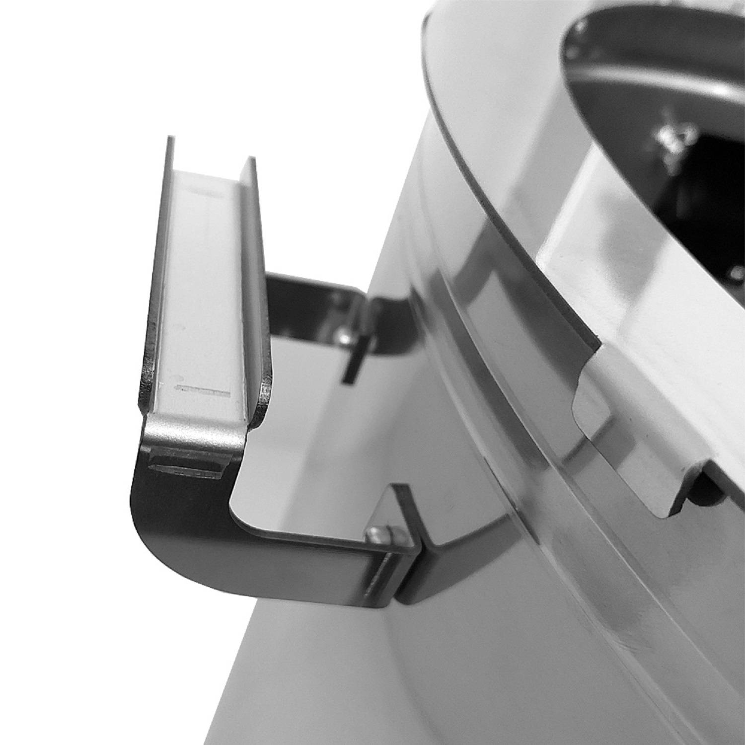 Utschak Timur Ø45cm Edelstahl 2mm mit Abzugsrohr Feuerofen für Kazan 12-22 Liter