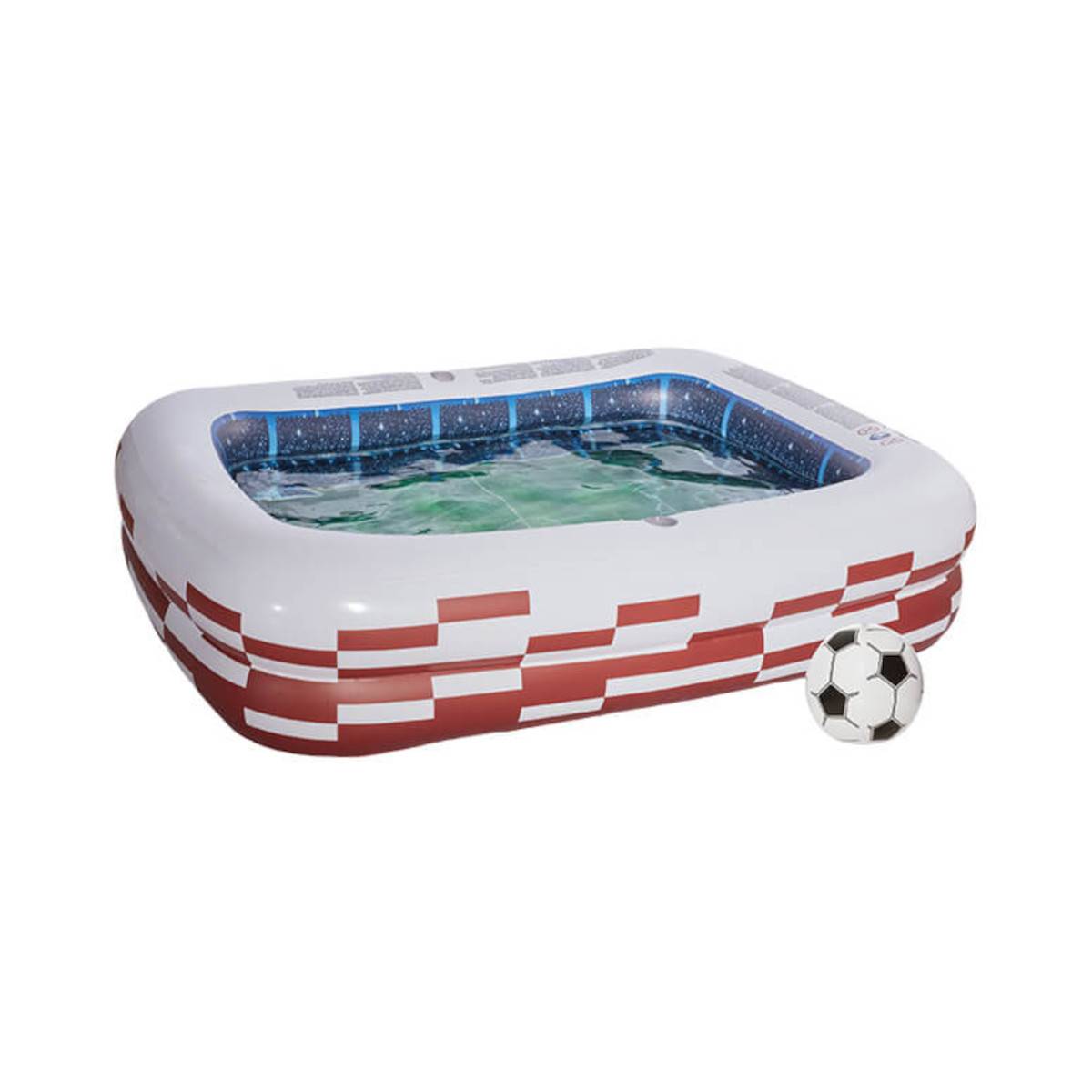 Happy People - Planschbecken - Family Pool Stadion (200x150x50cm) Fußballstadion Fußball WM EM