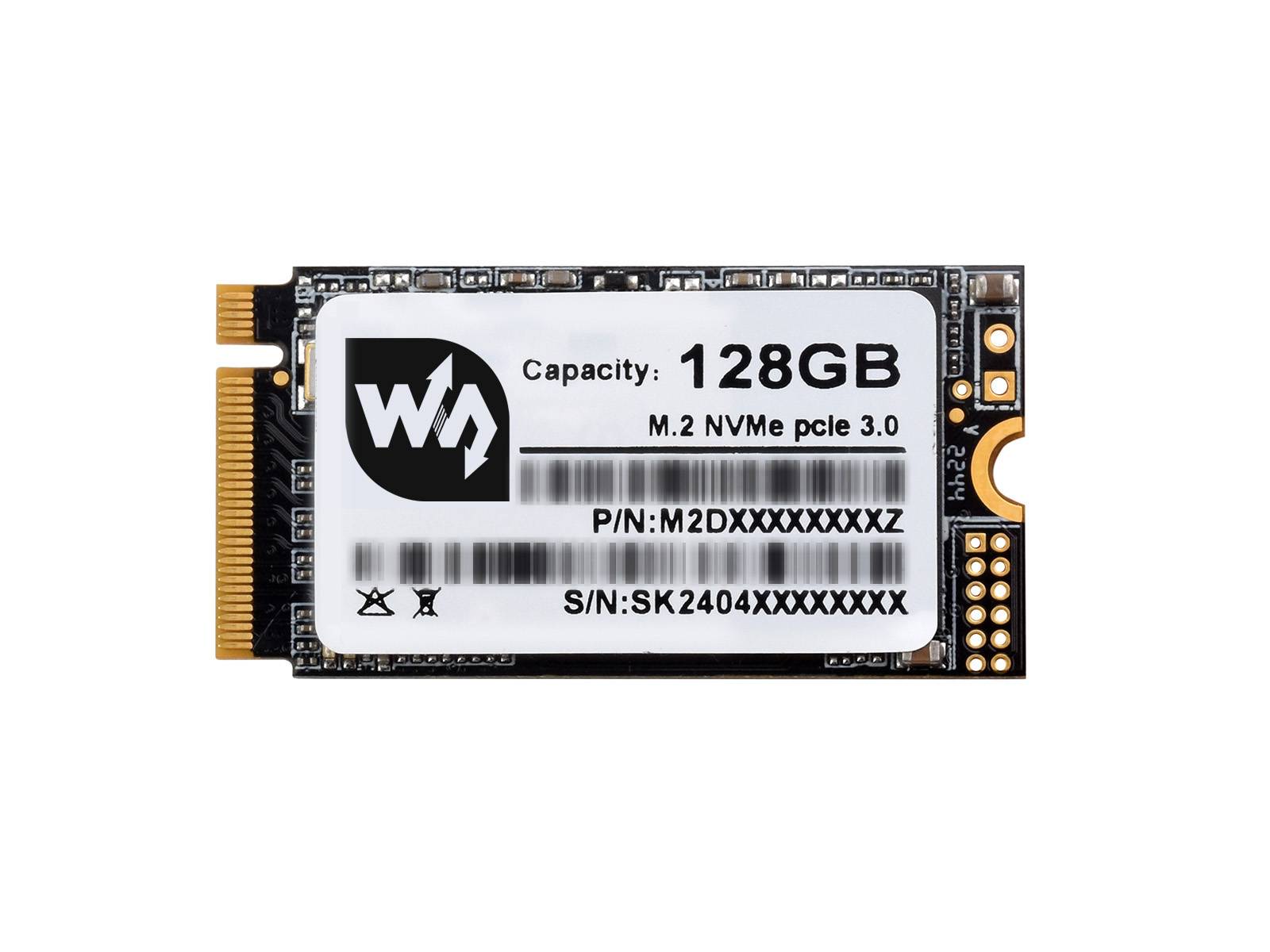 WaveShare SK M2 NVME 2242 256GB High-speed Solid State Drive TLC Flash Memory