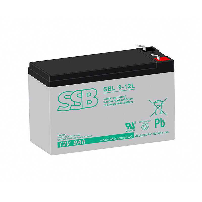 SSB SBL9-12L 12V 9Ah Bleiakku AGM Blei Gel Akku