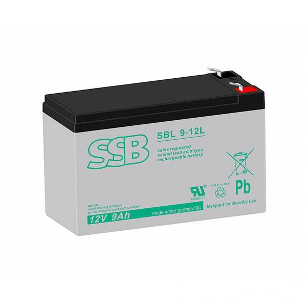 SSB SBL9-12L 12V 9Ah Bleiakku AGM Blei Gel Akku SSB SBL9-12L 12V 9Ah Bleiakku AGM Blei Gel Akku
