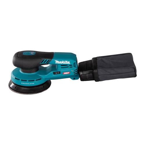 MAKITA BO003CGZ - Akku-Exzenterschleifer (40 V | XGT | Schalldruckpegel 77 dB A | Schwingkreis 3,00mm | inkl. Adapter)