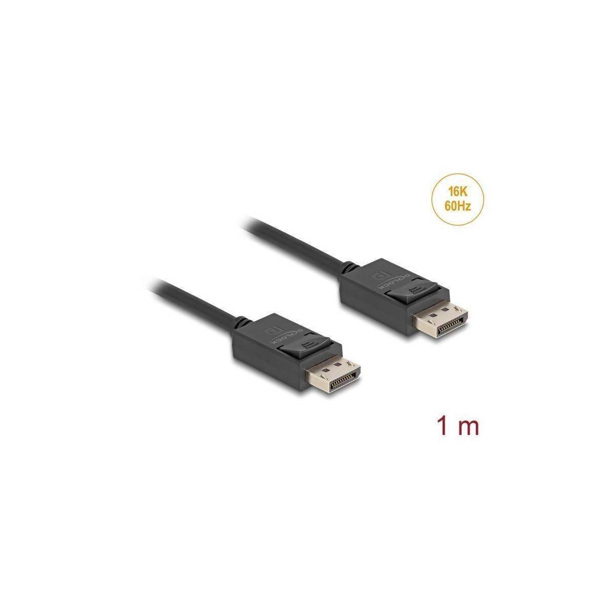 81174 - DisplayPort Kabel 16K 60 Hz 80 Gbps 1 m