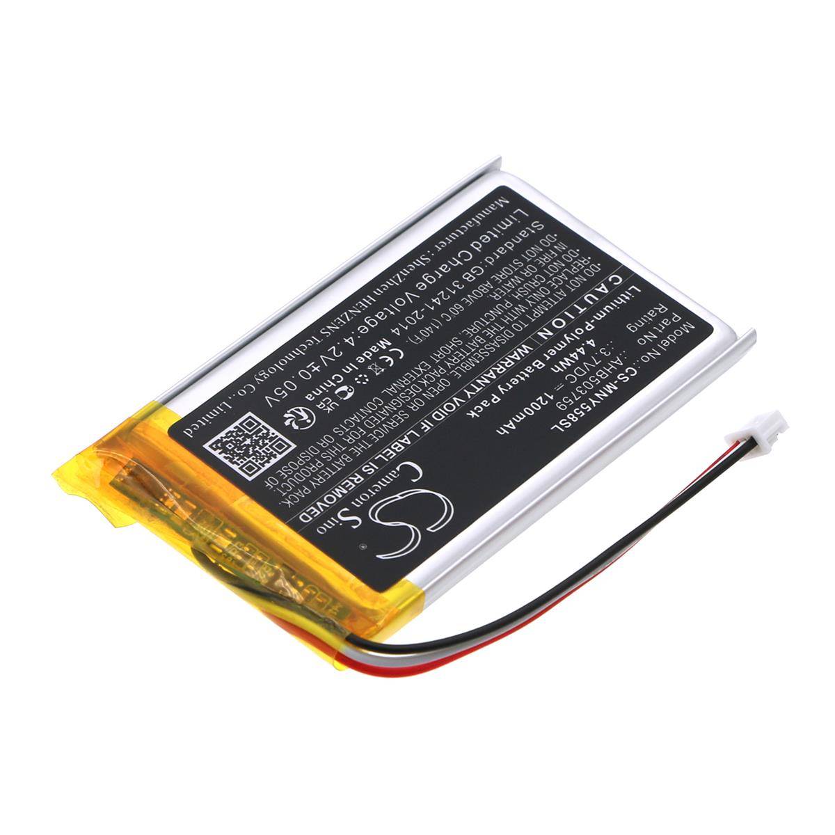 Ersatzakku - CS-MNY558SL - Moonybaby Trust 30 / Split 55 / MB55933 - 3,7 Volt 1200mAh Li-Polymer