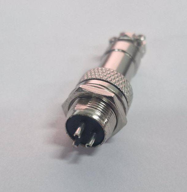 Steckverbinder-Set - Stecker und Buchse GX12-3, 3-polig