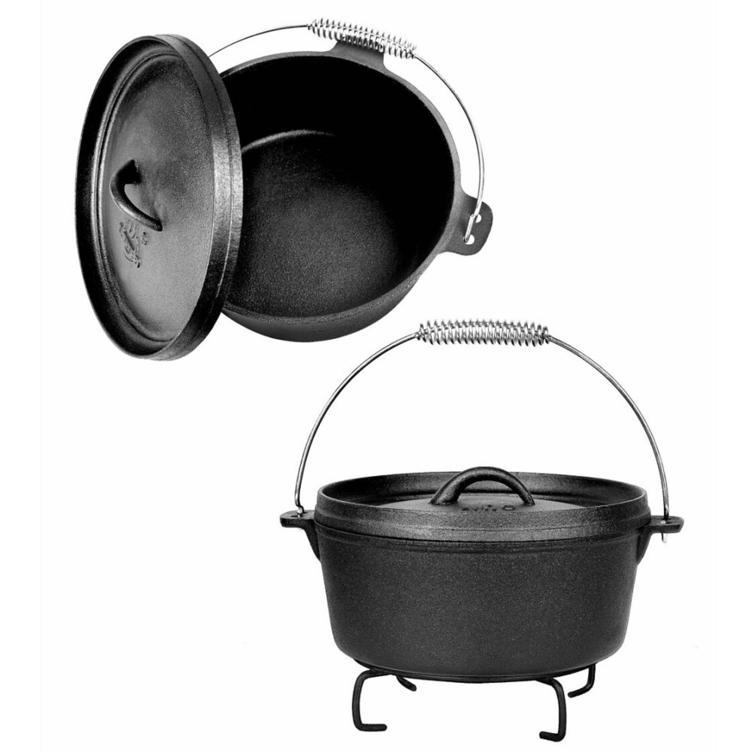 El Fuego Dutch Oven 7 tlg. Set Ay 466 Pfanne Schmortopf
