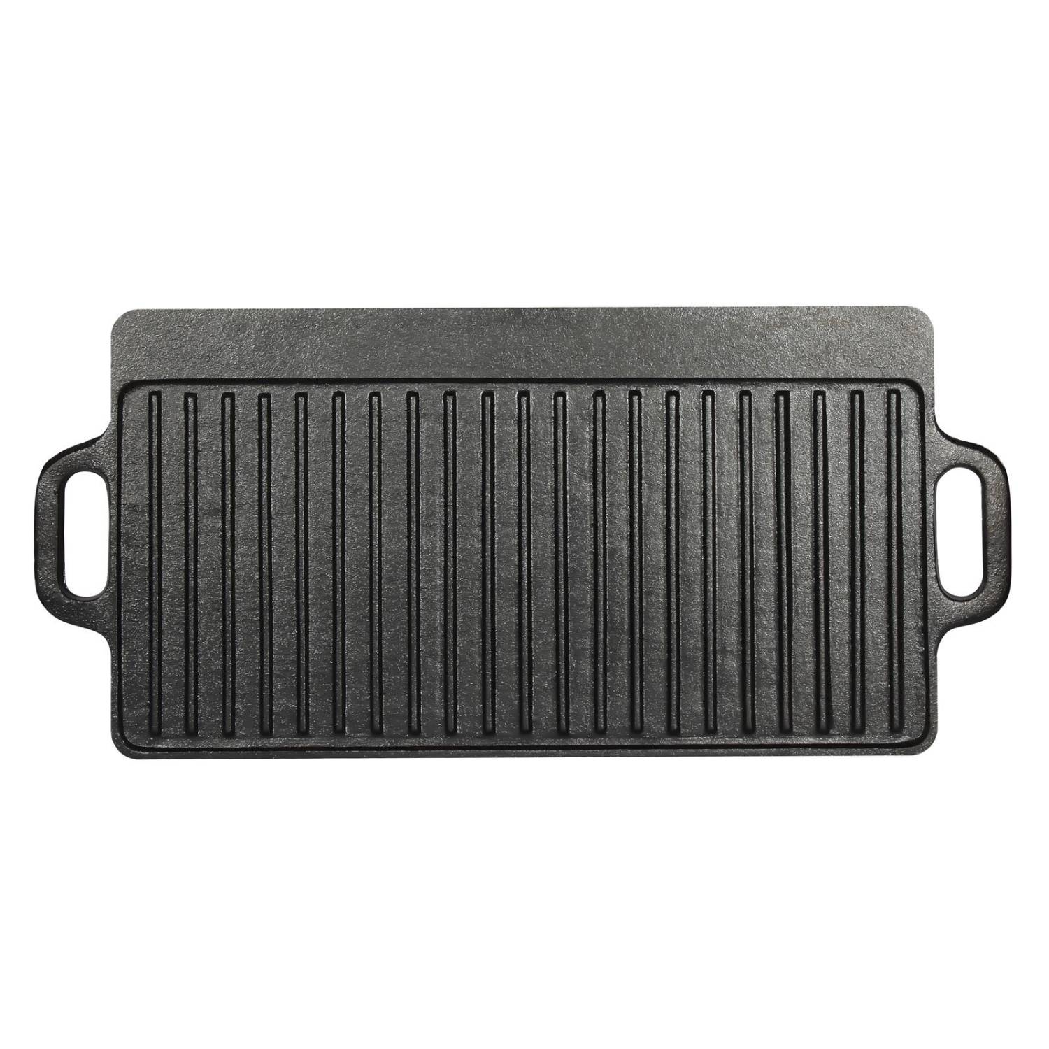 El Fuego Grillplatte Gusseisen eckige Platte für Grill