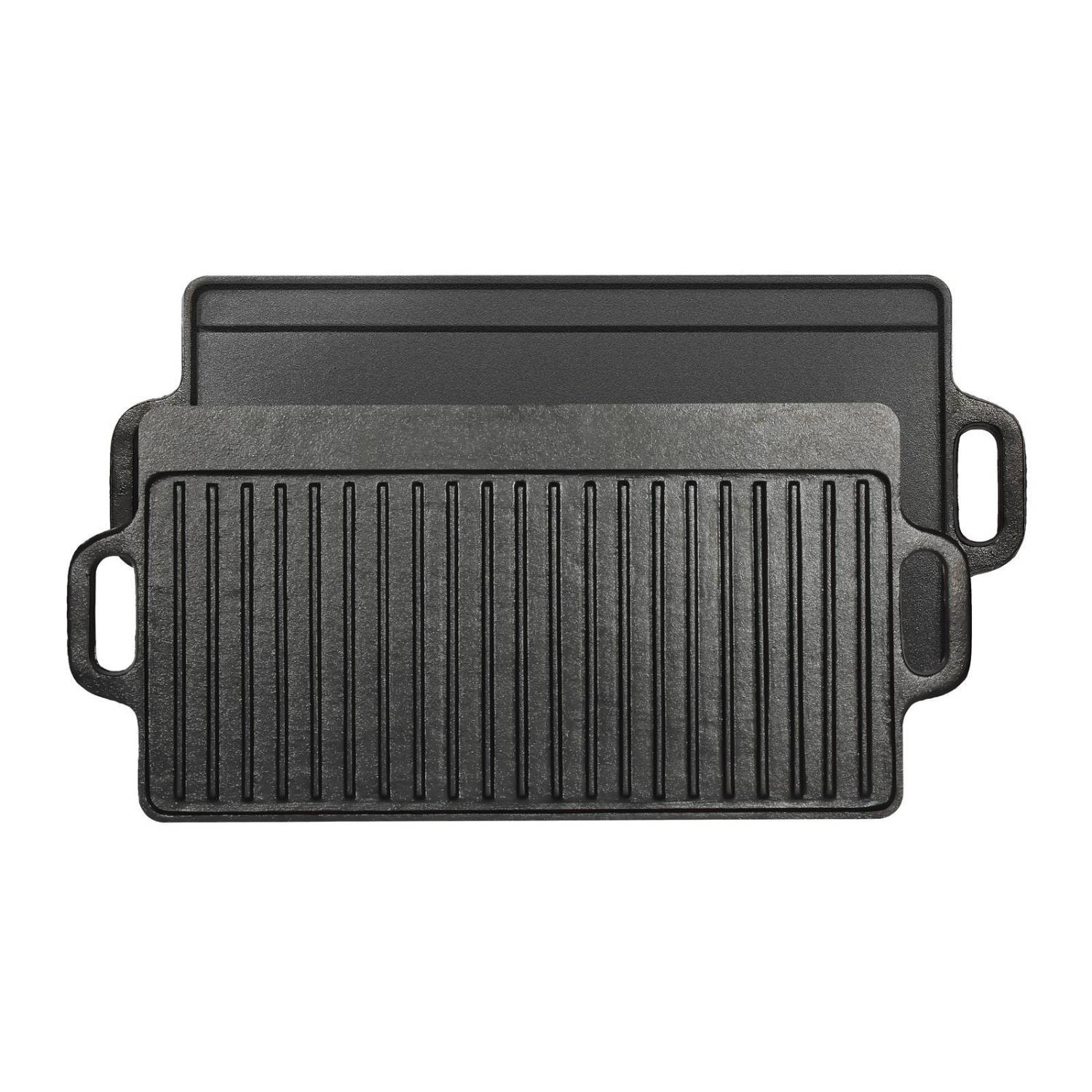 El Fuego Grillplatte Gusseisen eckige Platte für Grill