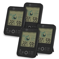Miraval Raumklimastation Schimmelwarner 5 Stufen Lüftungsempfehlung Hygrometer Temperaturstation Miraval Raumklimastation Schimmelwarner 5 Stufen Lüftungsempfehlung Hygrometer Temperaturstation