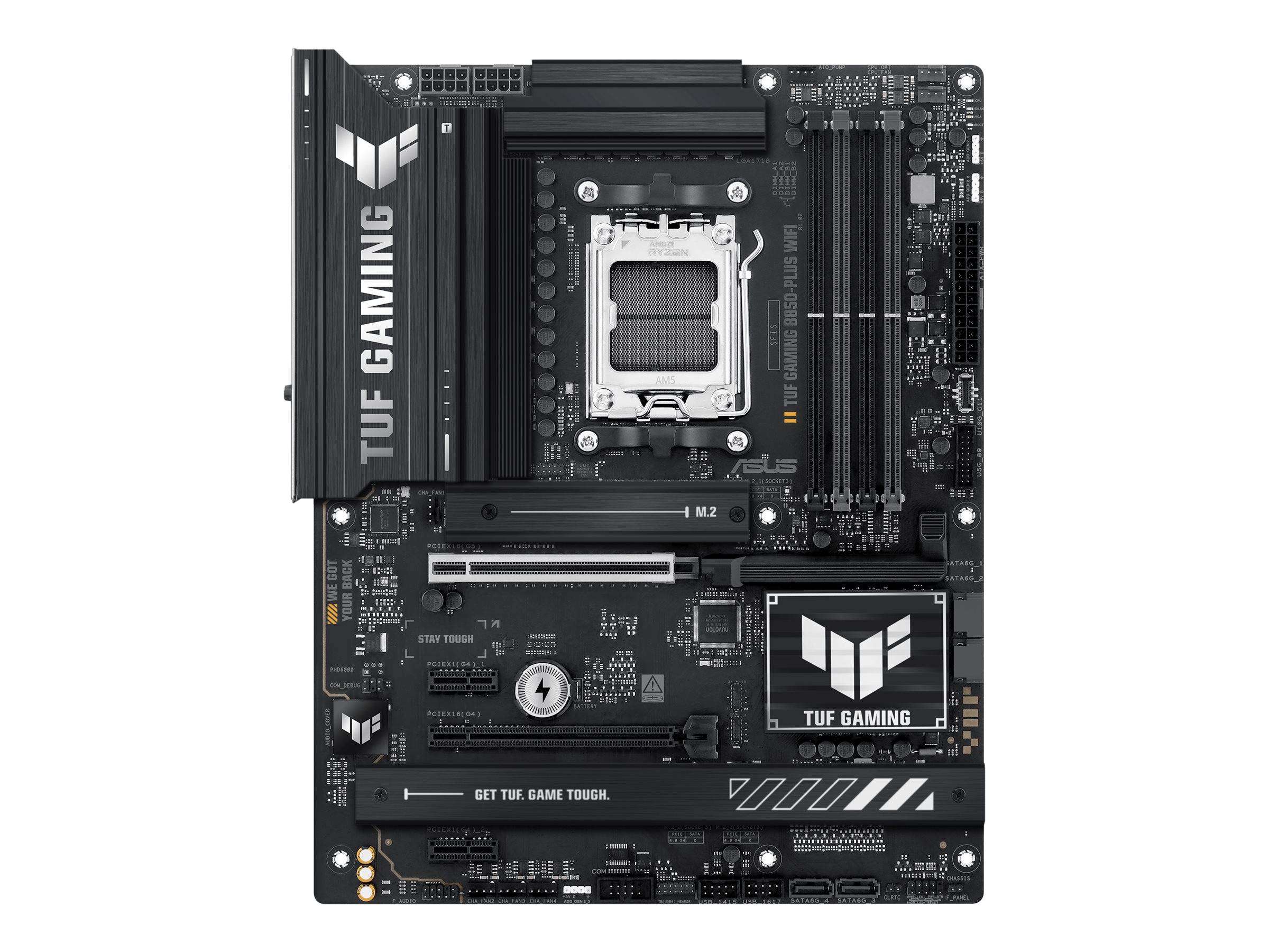 ASUS TUF GAMING B850-PLUS WIFI - Motherboard - ATX - Socket AM5 - AMD B850 Chipsatz - USB-C 3.2 Gen 2x2, USB-C 3.2 Gen2,