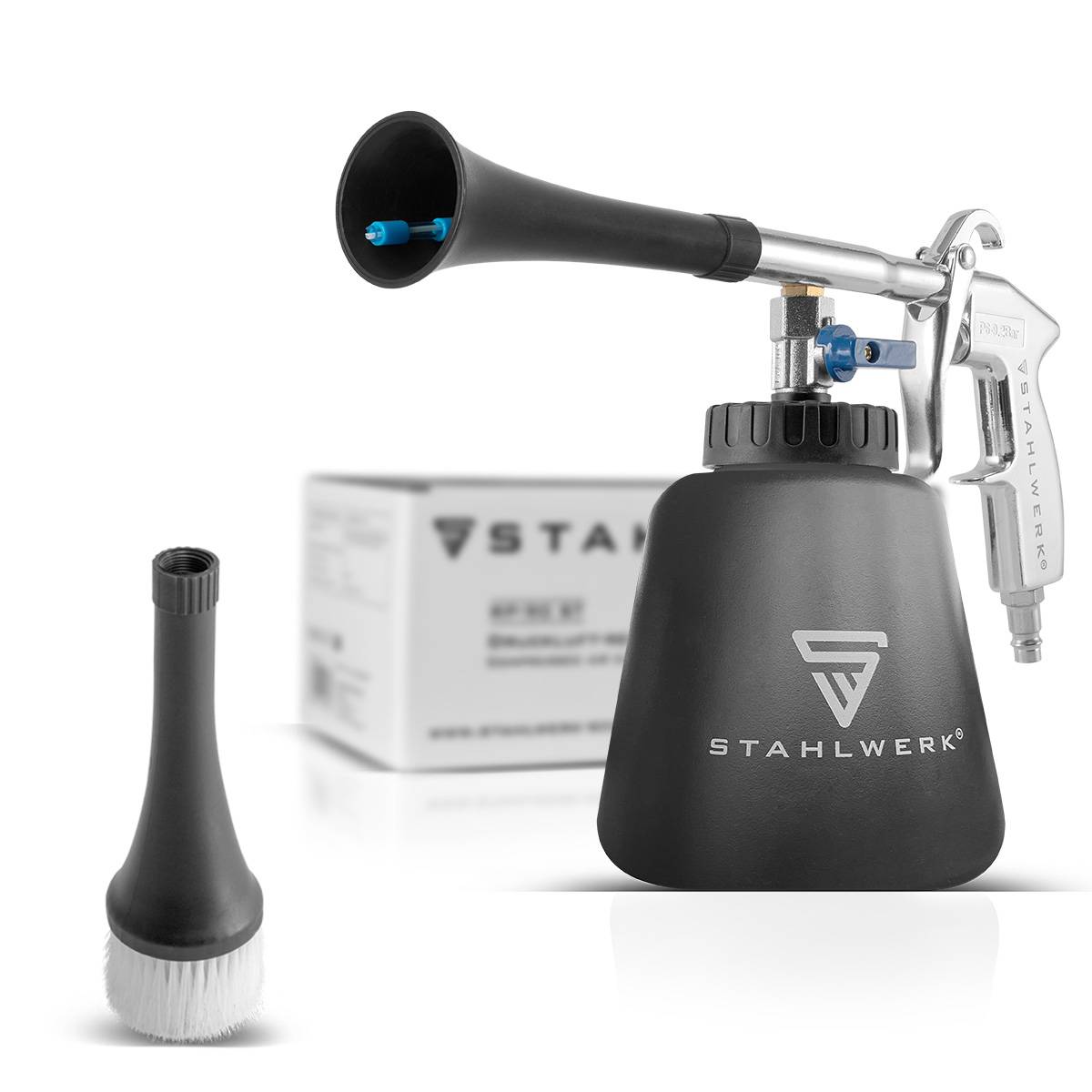 STAHLWERK Druckluft-Reinigungspistole RP-90 ST mit Tornado-Effekt Innenreiniger
