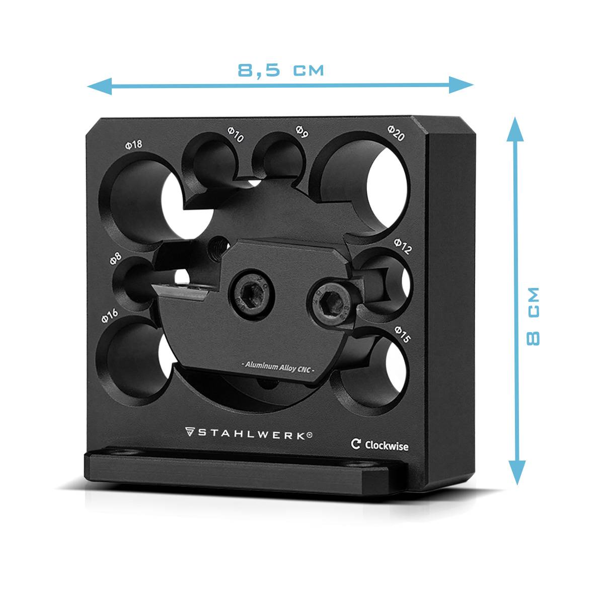 STAHLWERK Dübelmacher 8 / 9 / 10 / 12 / 15 / 16 / 18 / 20 mm Rundstabfräser