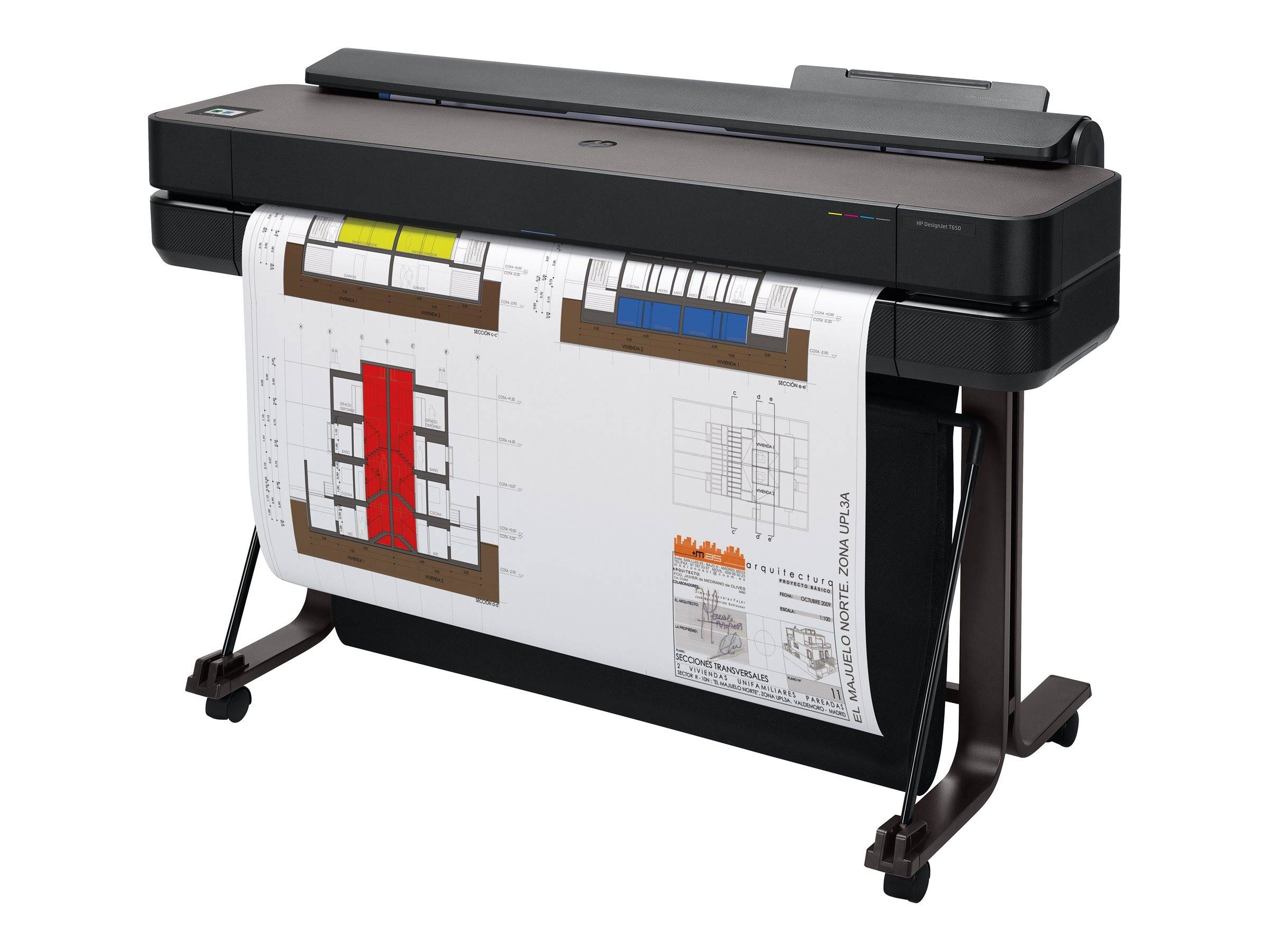 HP DesignJet T650 - 914 mm (36"") Großformatdrucker - Farbe - Tintenstrahl - A0, ANSI D, Rolle (91,4 cm x 45,7 m)